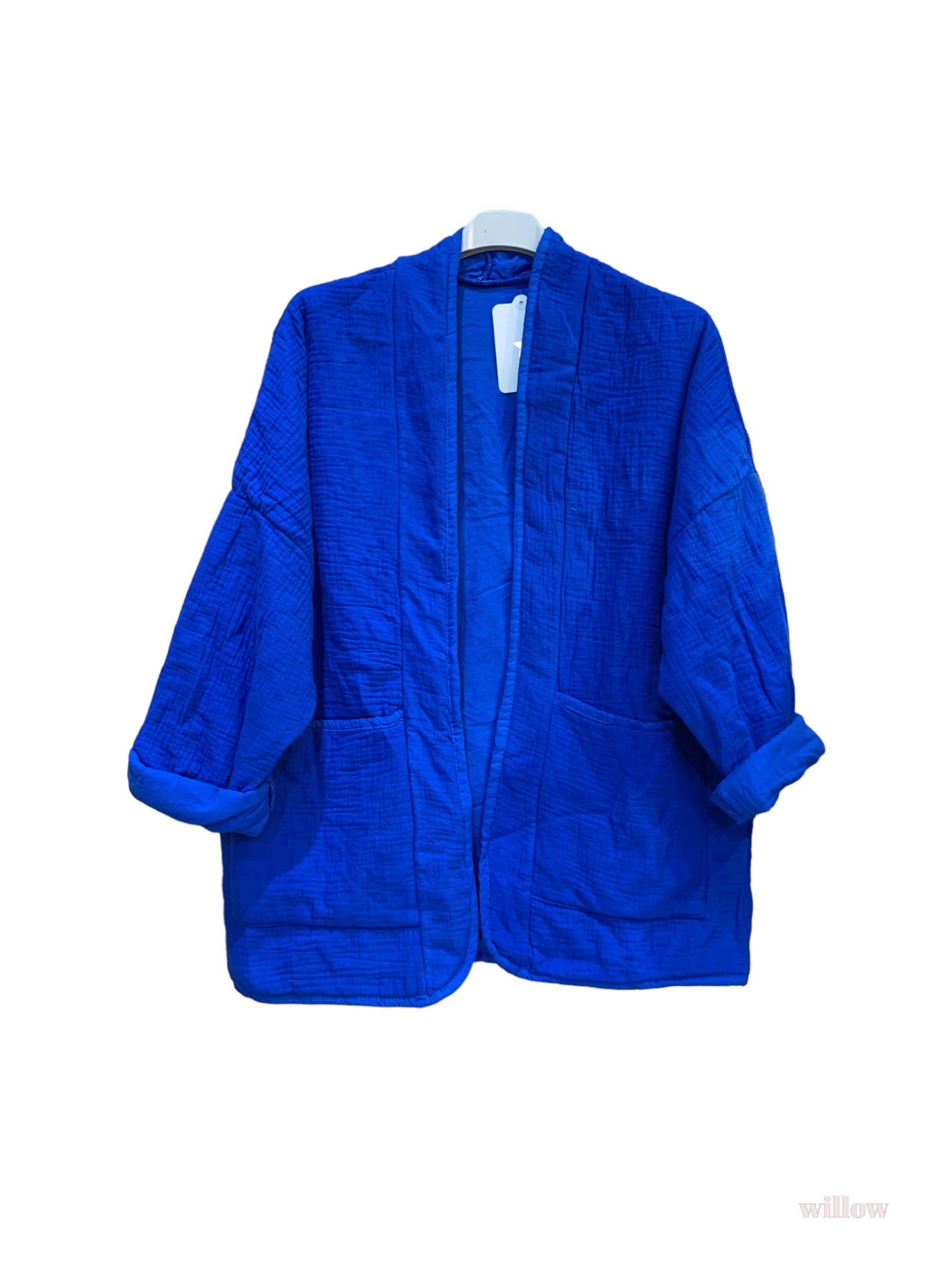 Steppjacke aus Baumwollgaze