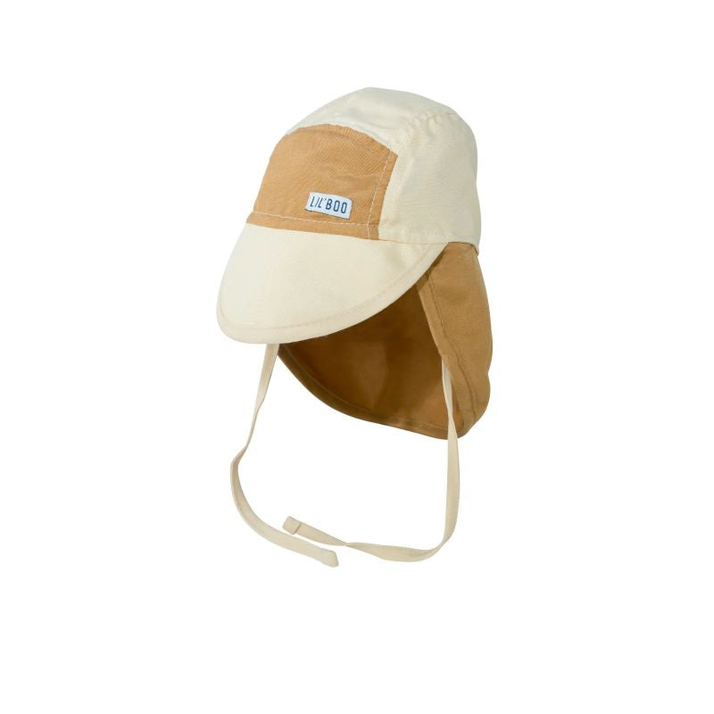 Lil' Boo Sonnenkappe mit UV-Schutz 'Block Caramel'