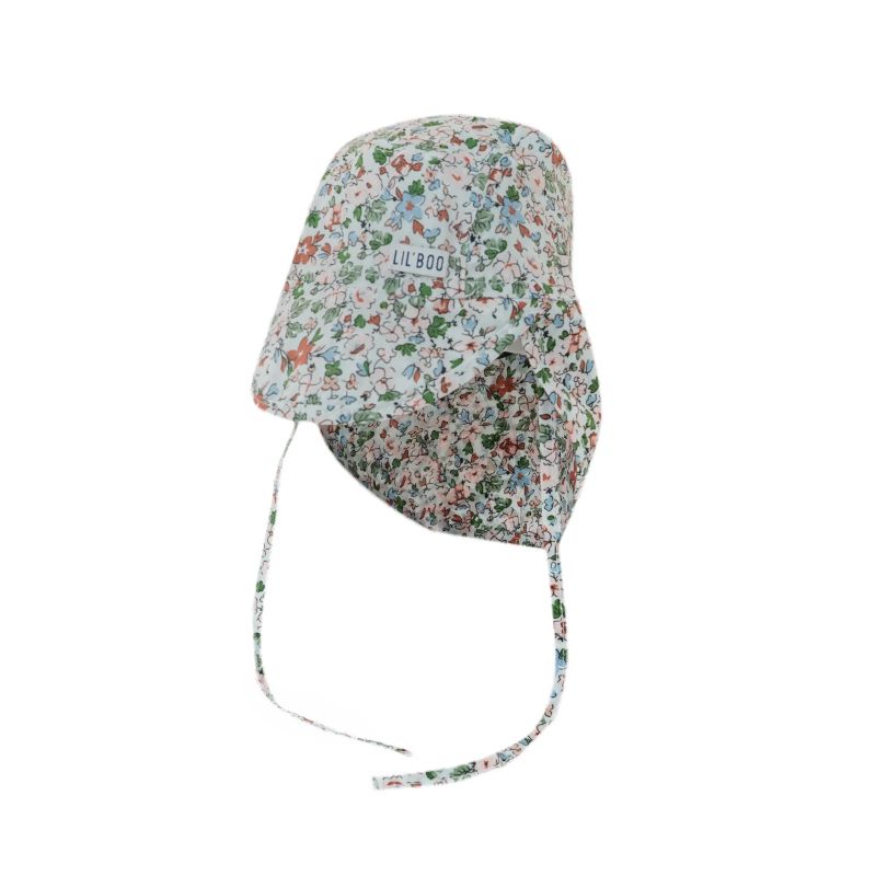 Lil' Boo Sonnenkappe mit UV-Schutz 'Flower Field'