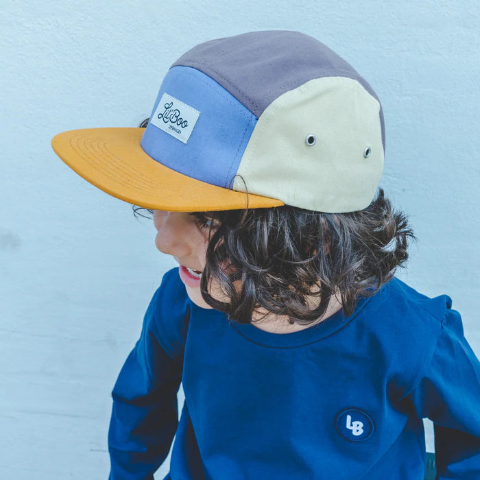 Lil' Boo Kappe 'Block Caramel 5 Panel'