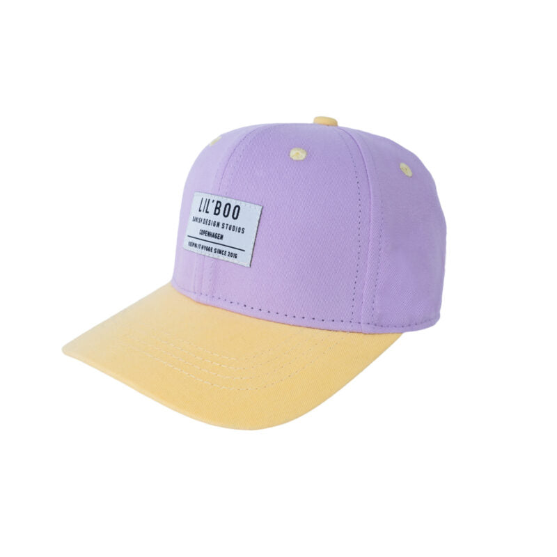 Lil' Boo Kappe 'Block Snapback / Yellow & Purple'