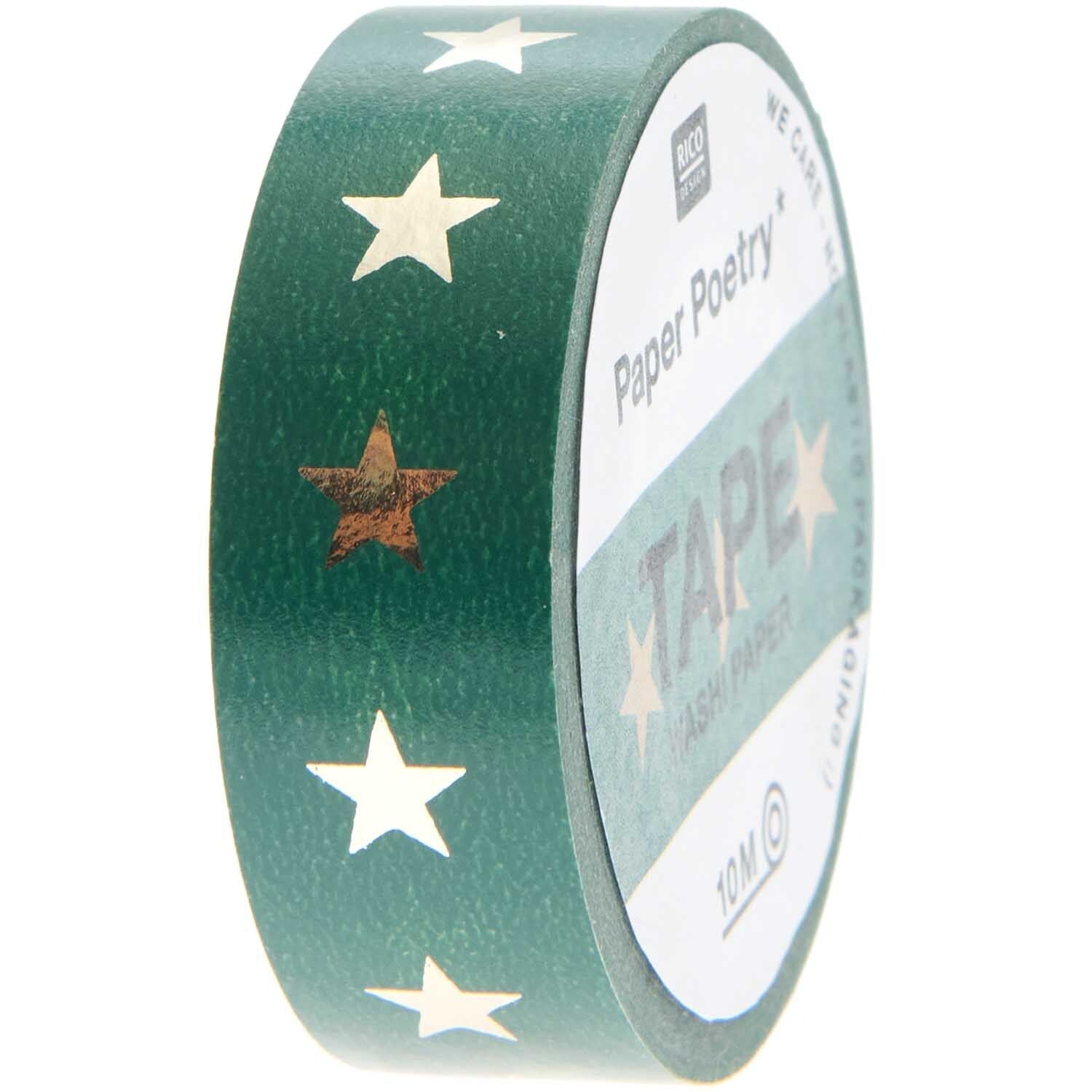 Paper Poetry Tape Sterne -verschiedene Farben-
