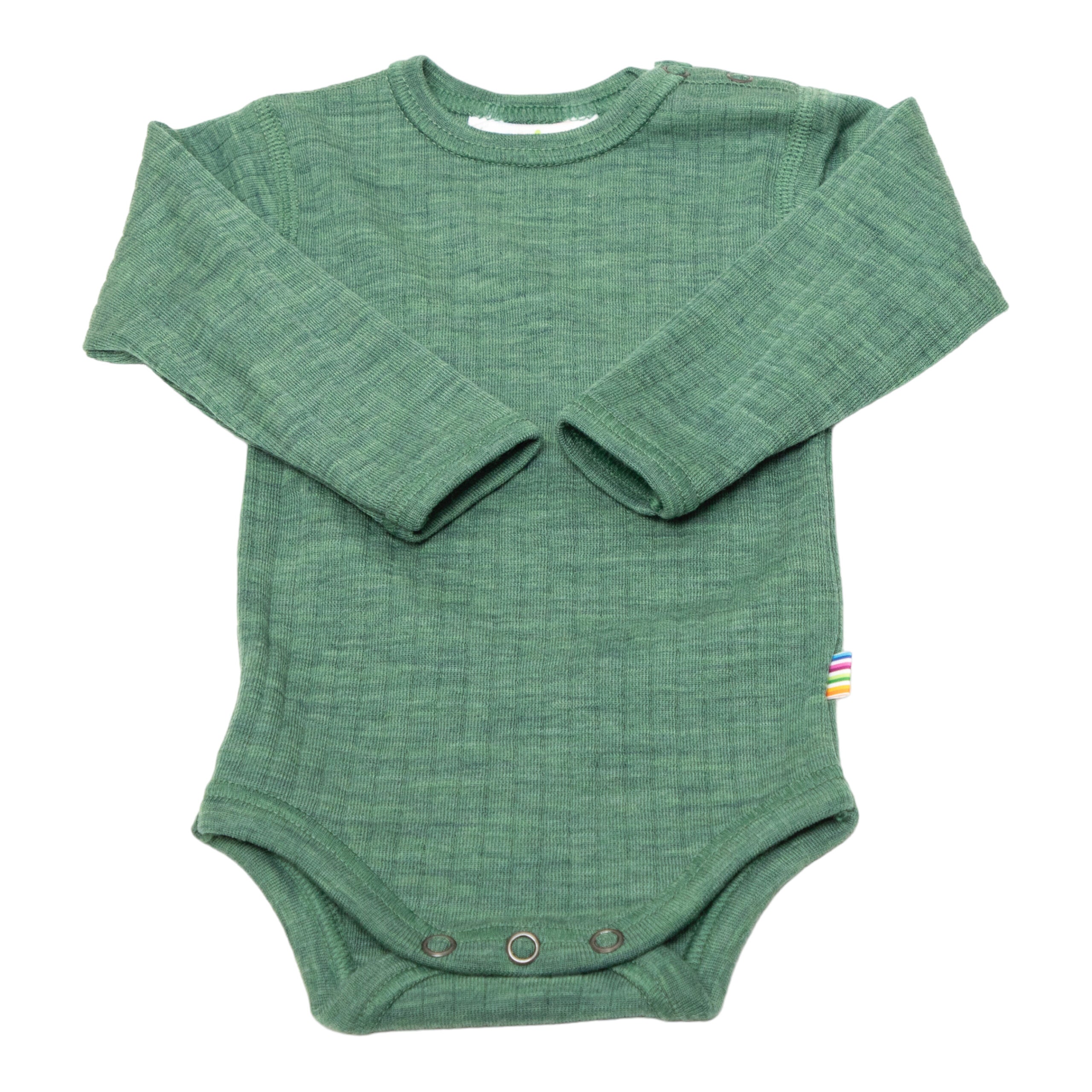 Langarm Body Joha Merinowolle 'grün'