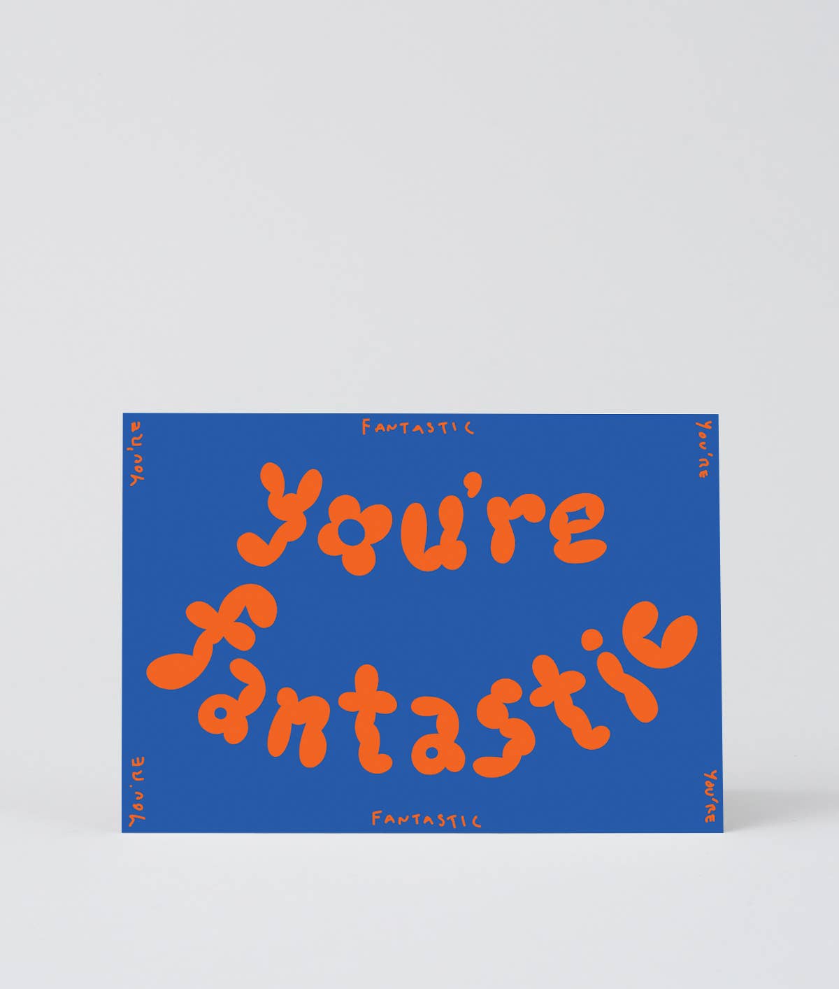 WRAP Du bist fantastisch geprägte Grußkarte