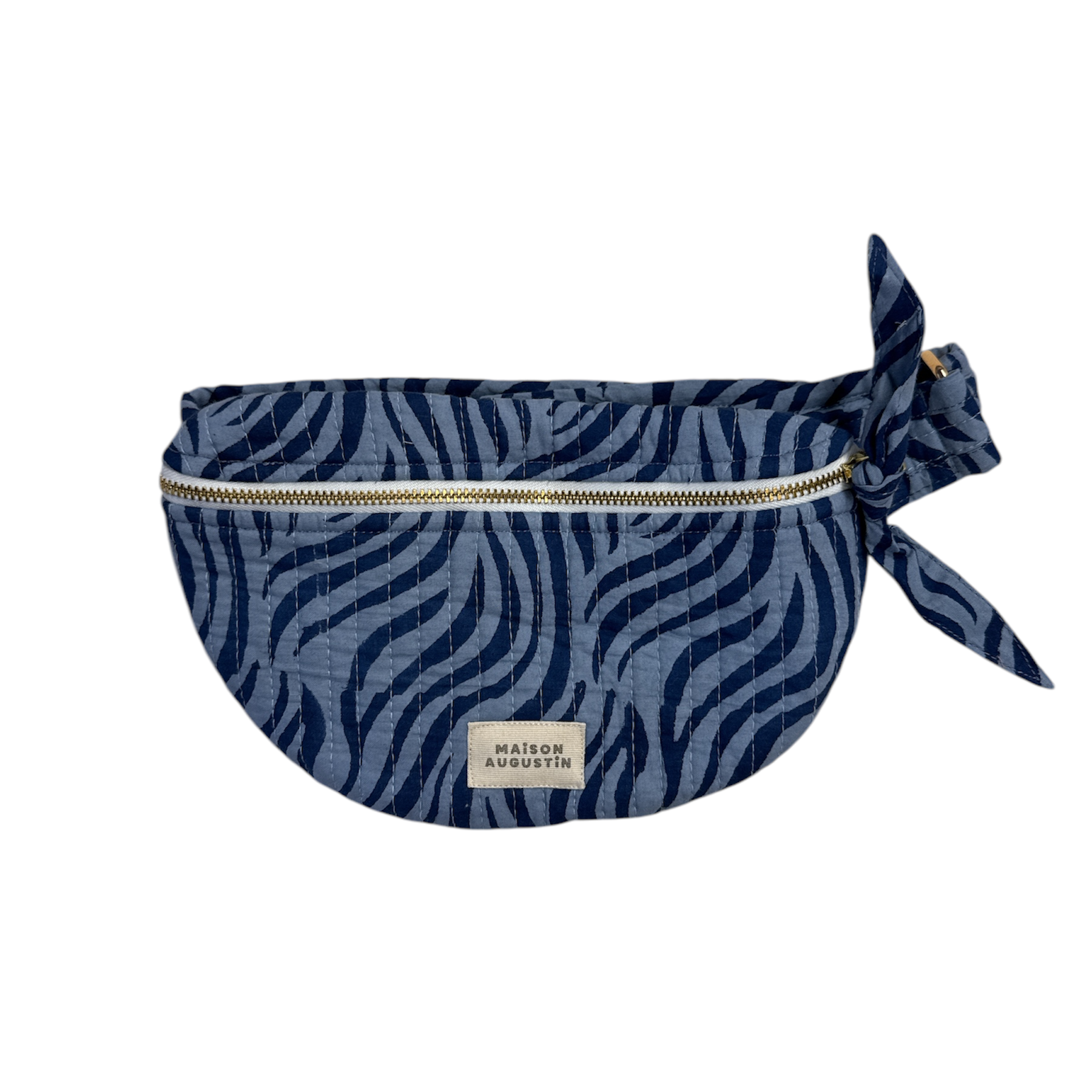 Maison Augustin -Bauchtasche Kinder Zebra Indigo-