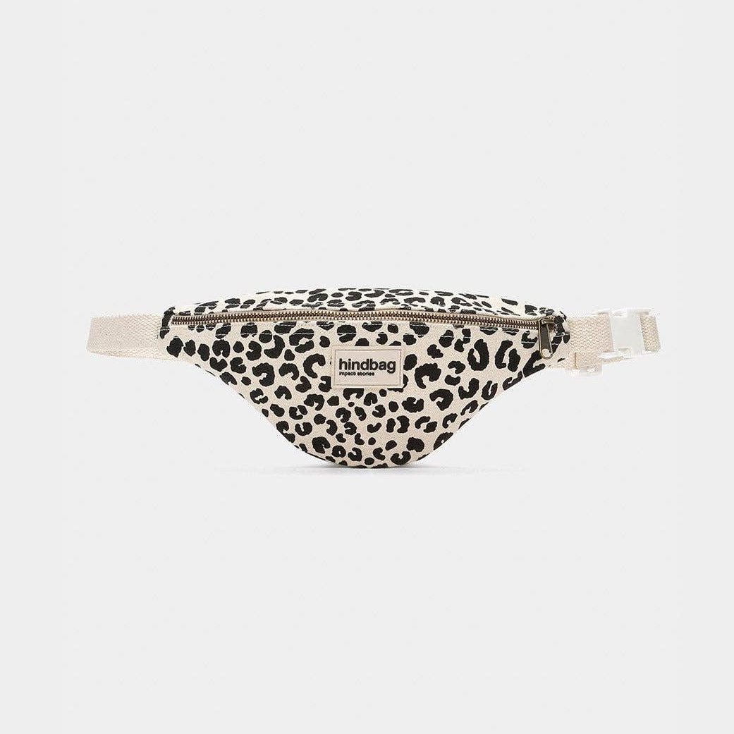 Kinder-Bauchtasche Augustin Leopard Ecru