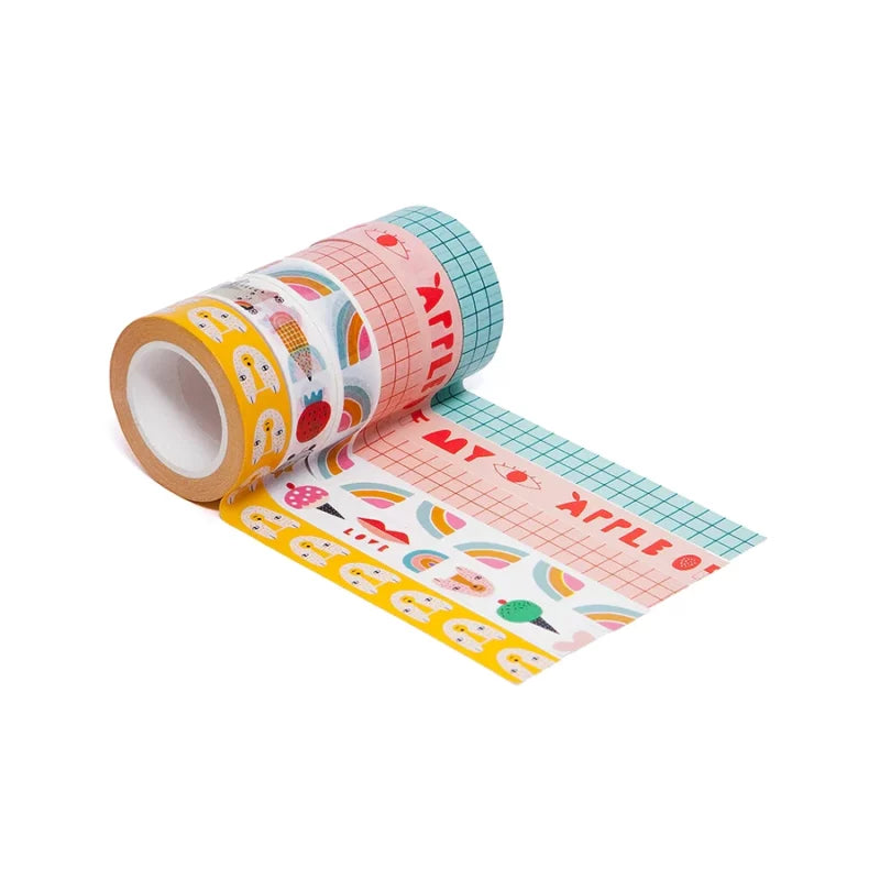 Petit Monkey Washi Tape-Set 'Apple of my eye'