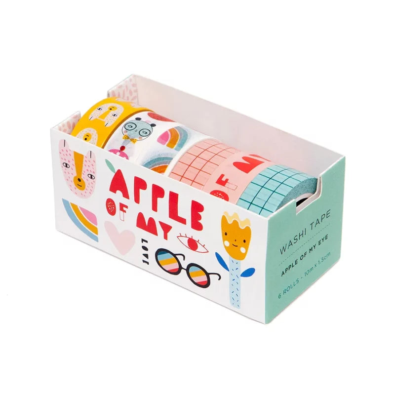 Petit Monkey Washi Tape-Set 'Apple of my eye'