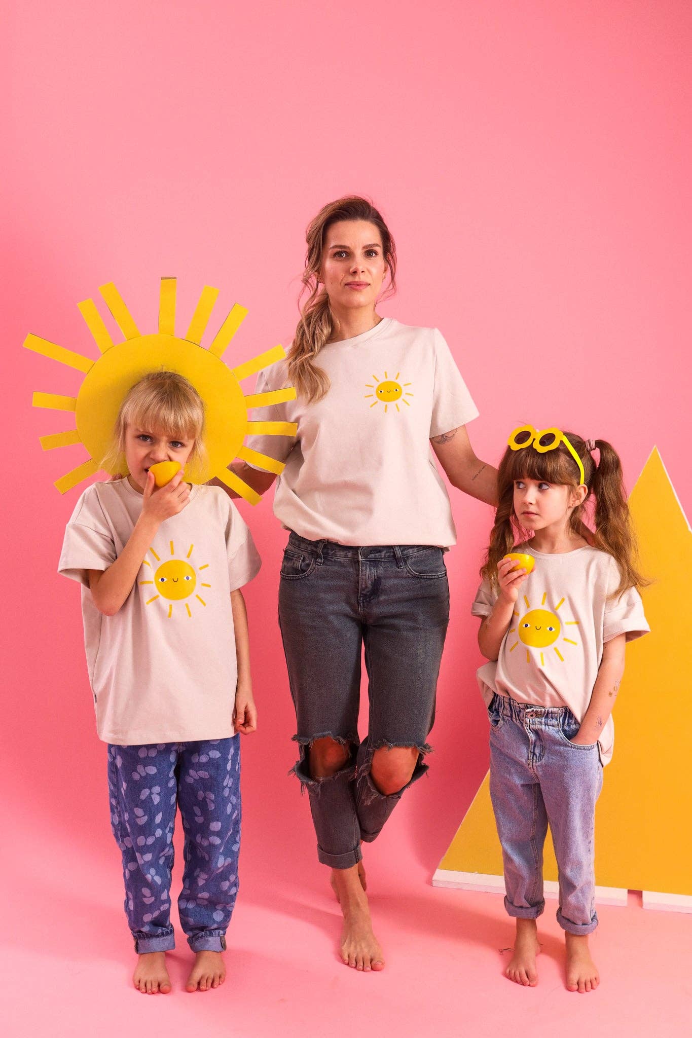 Sonne auf creme T-SHIRT Don't grow up