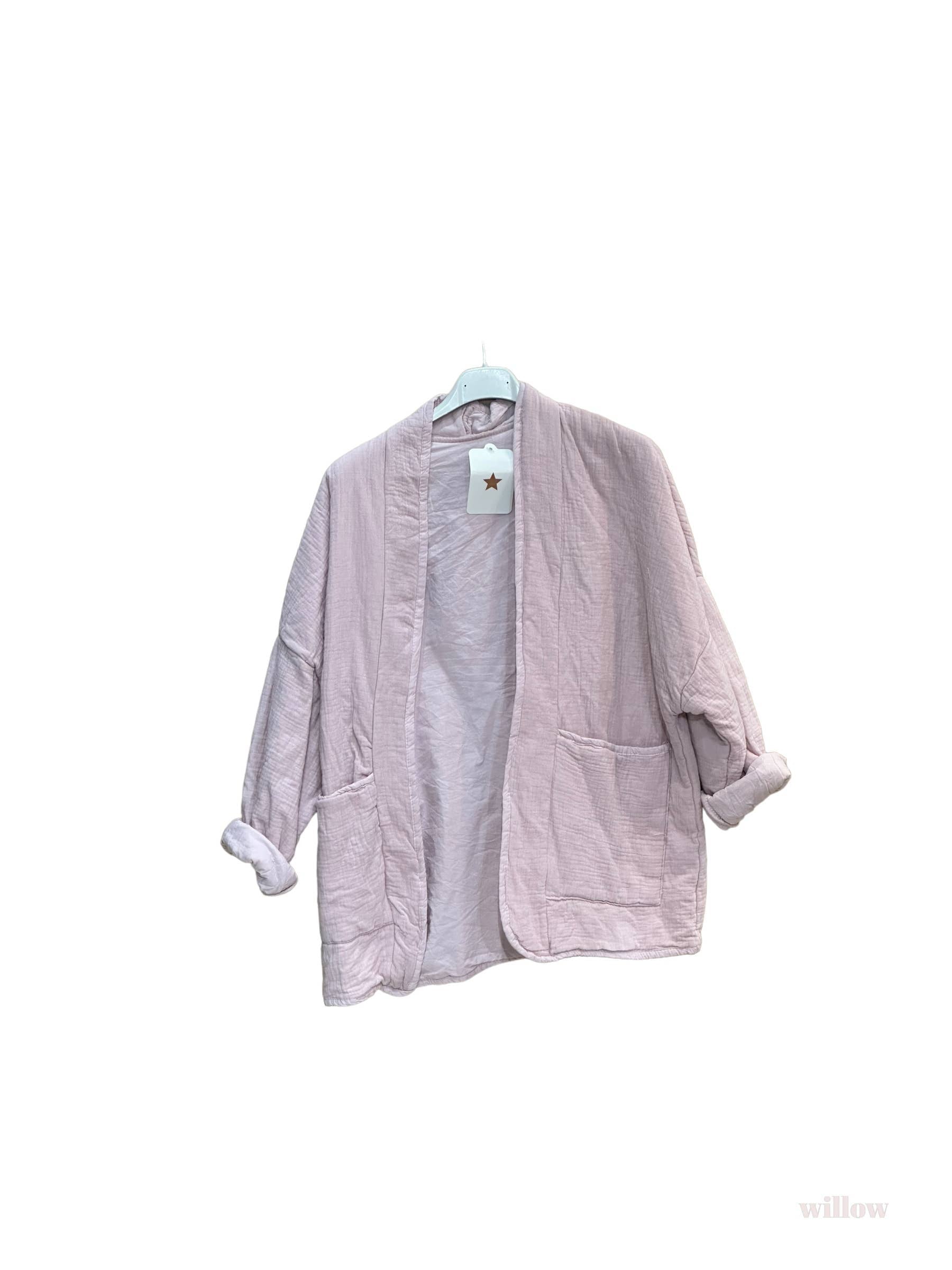 Steppjacke aus Baumwollgaze