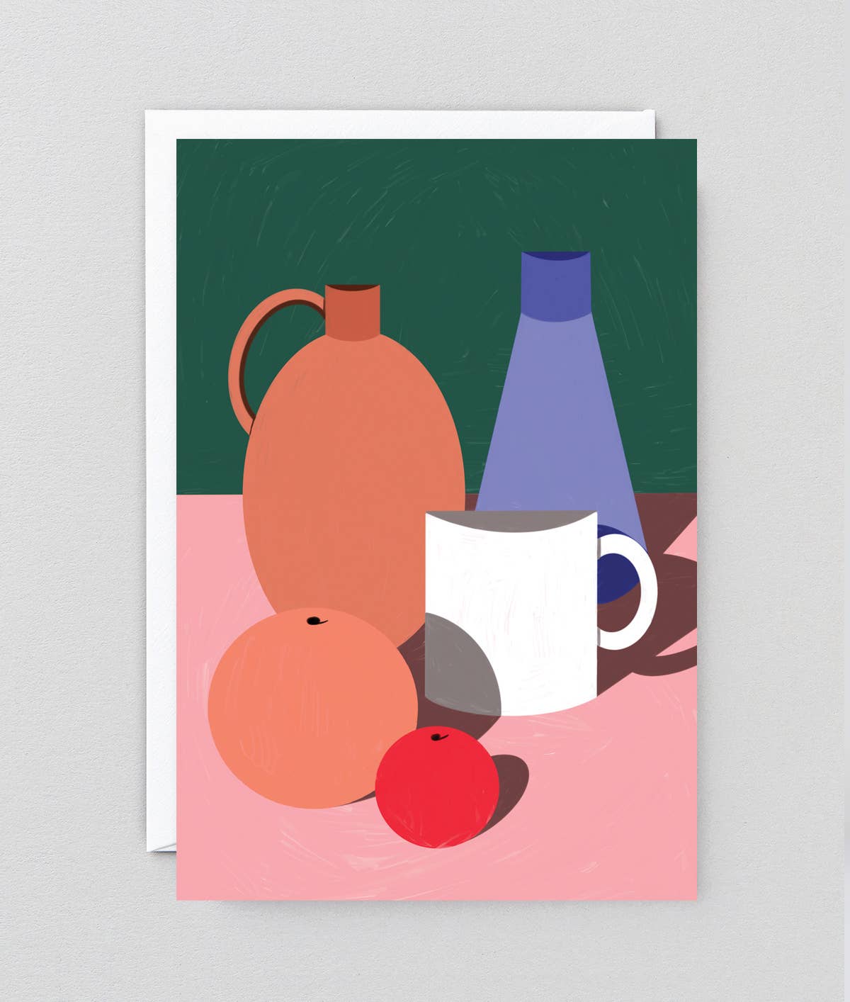 'Objects & Orangen' Kunstkarte