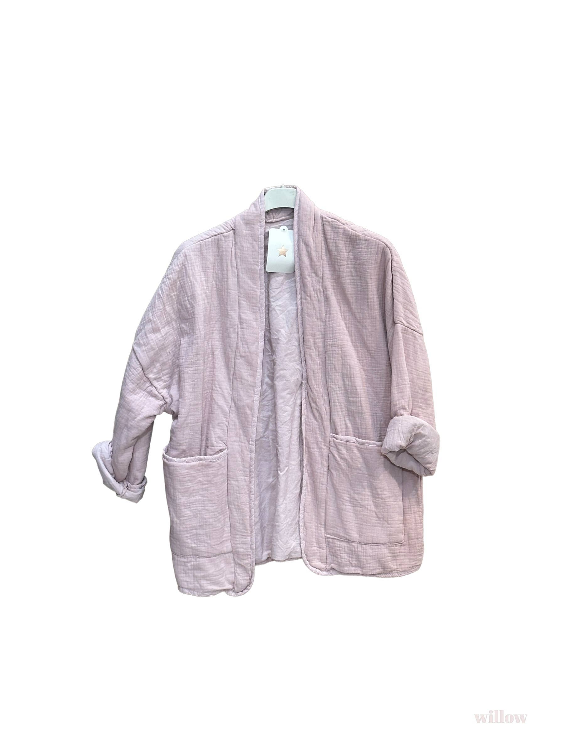 Steppjacke aus Baumwollgaze