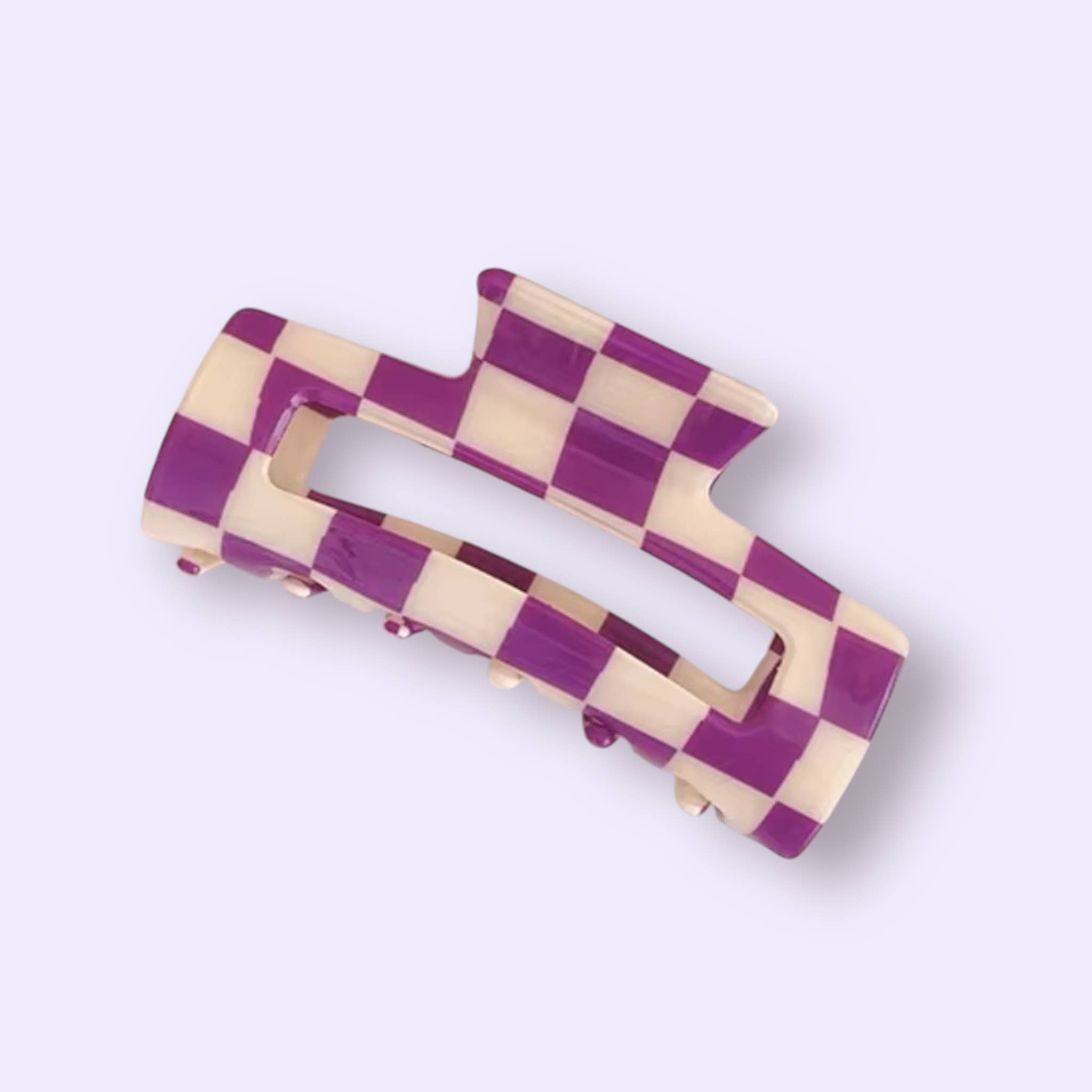 Haarklammer kariert bunt De lange Tafel