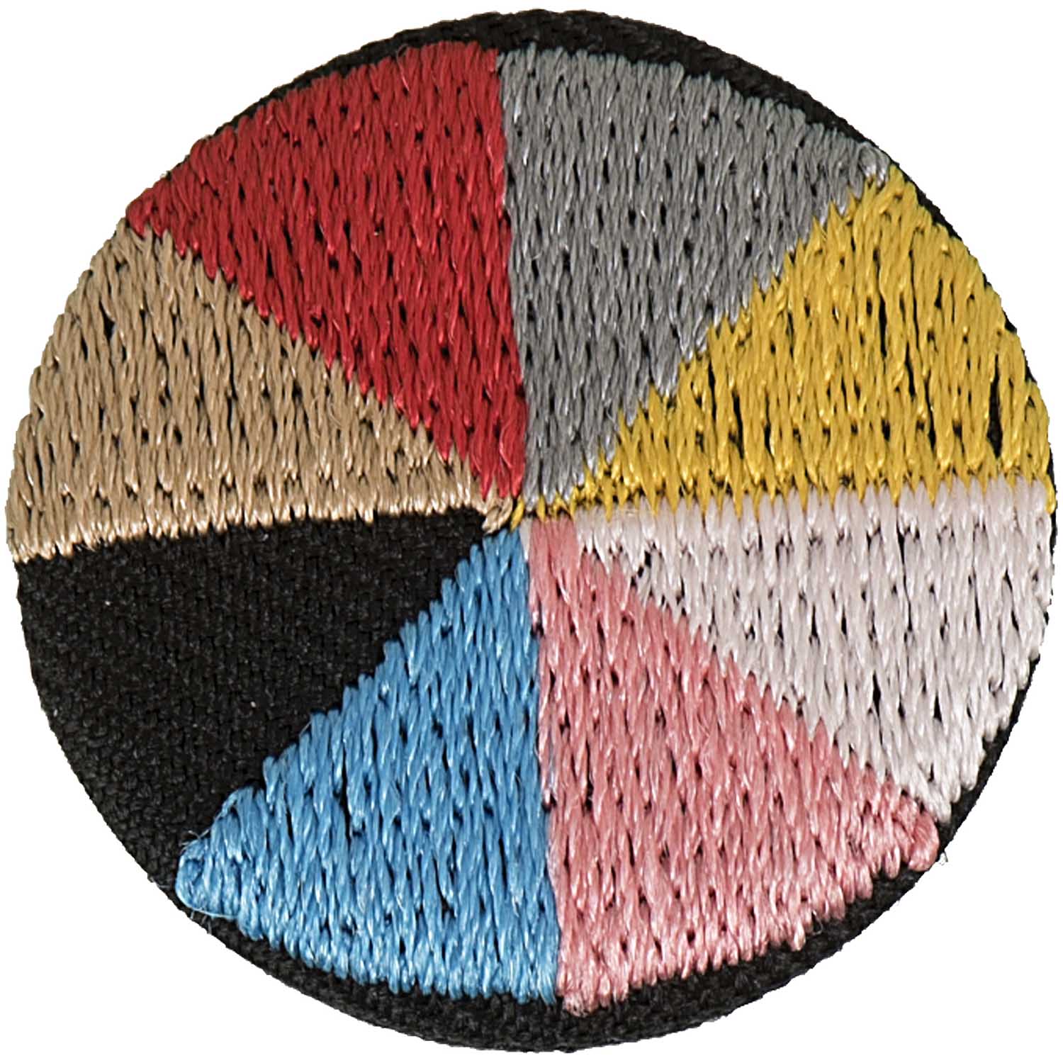 Button '8 Ecken bunt'