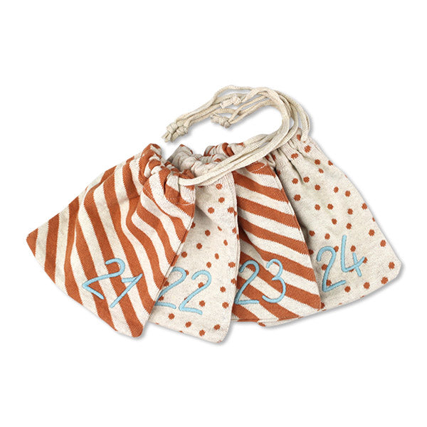 AdventskalenderSäckchen 'Koralle/natur' AvaundYves