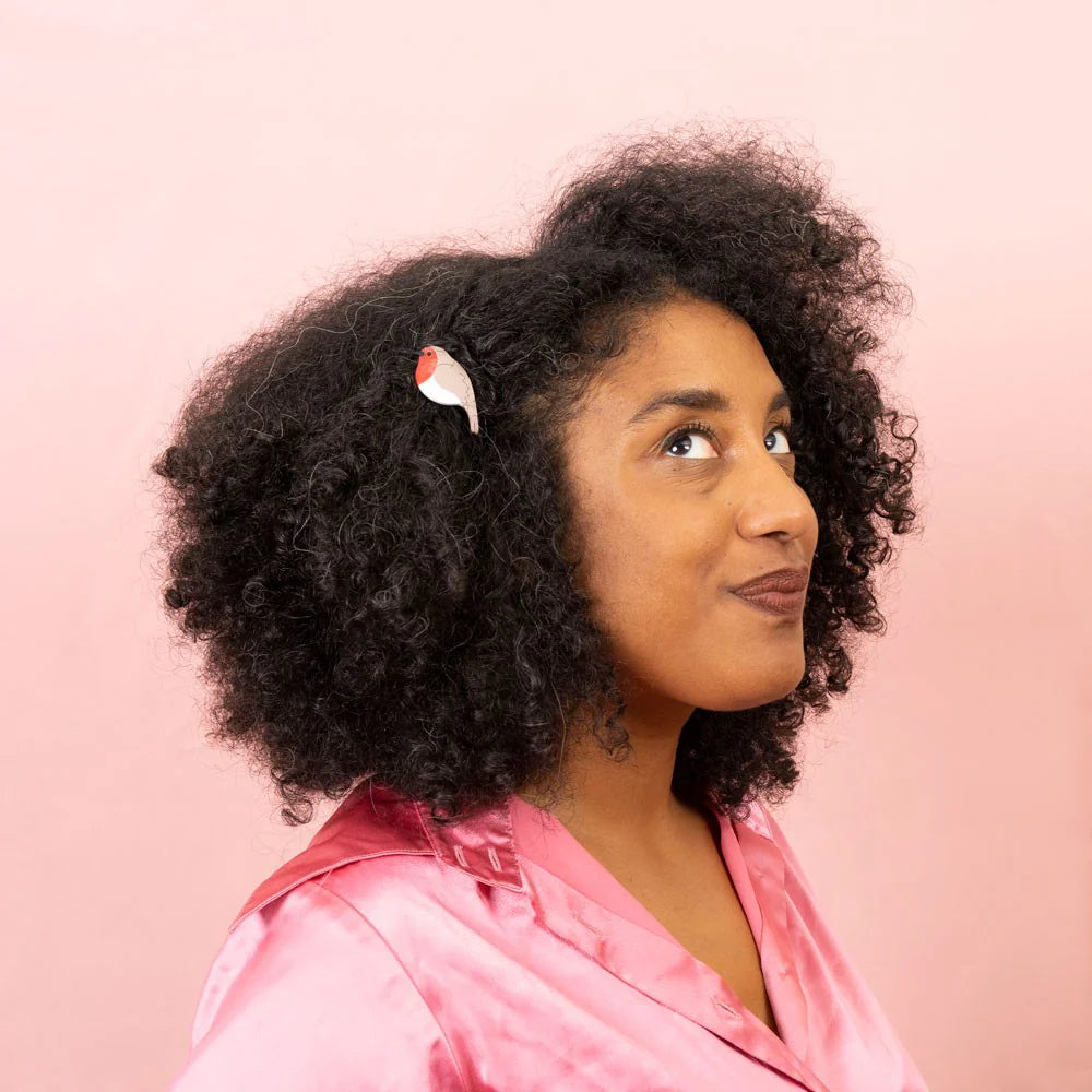 Coucou Suzette Haarclip Rotkehlchen