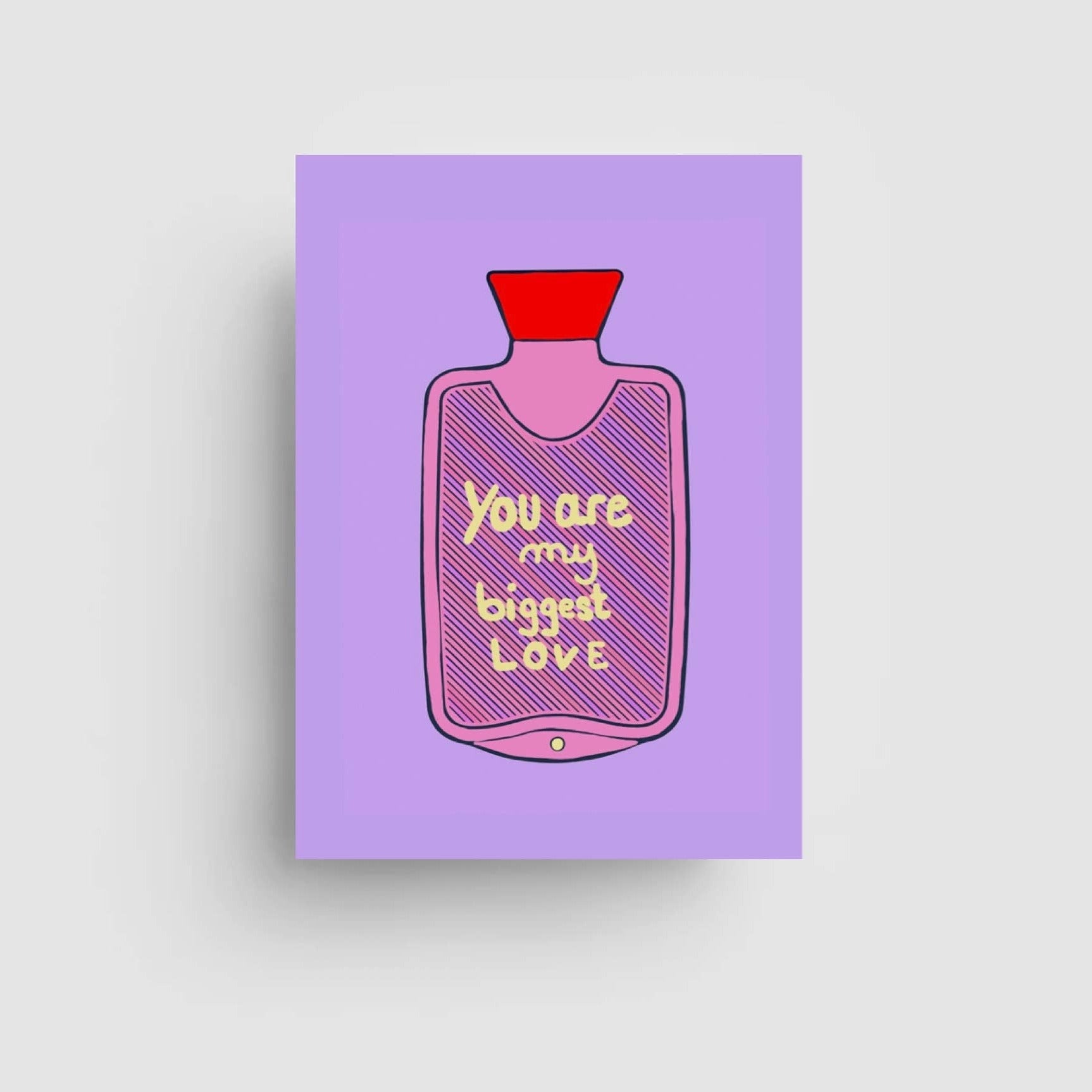 *You are my biggest love  * Postkarte