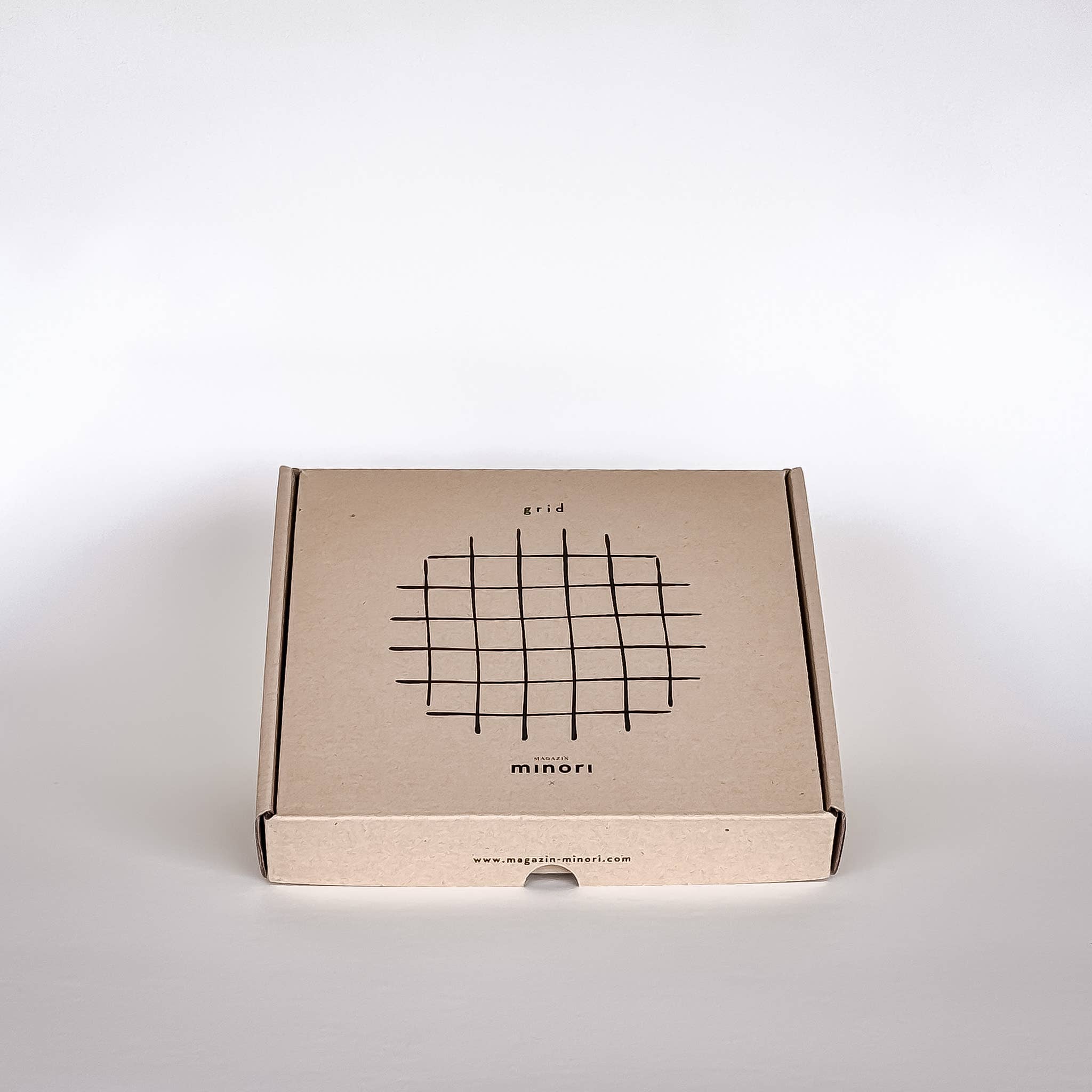Teller klein Grid - mare blue Magazin Minori