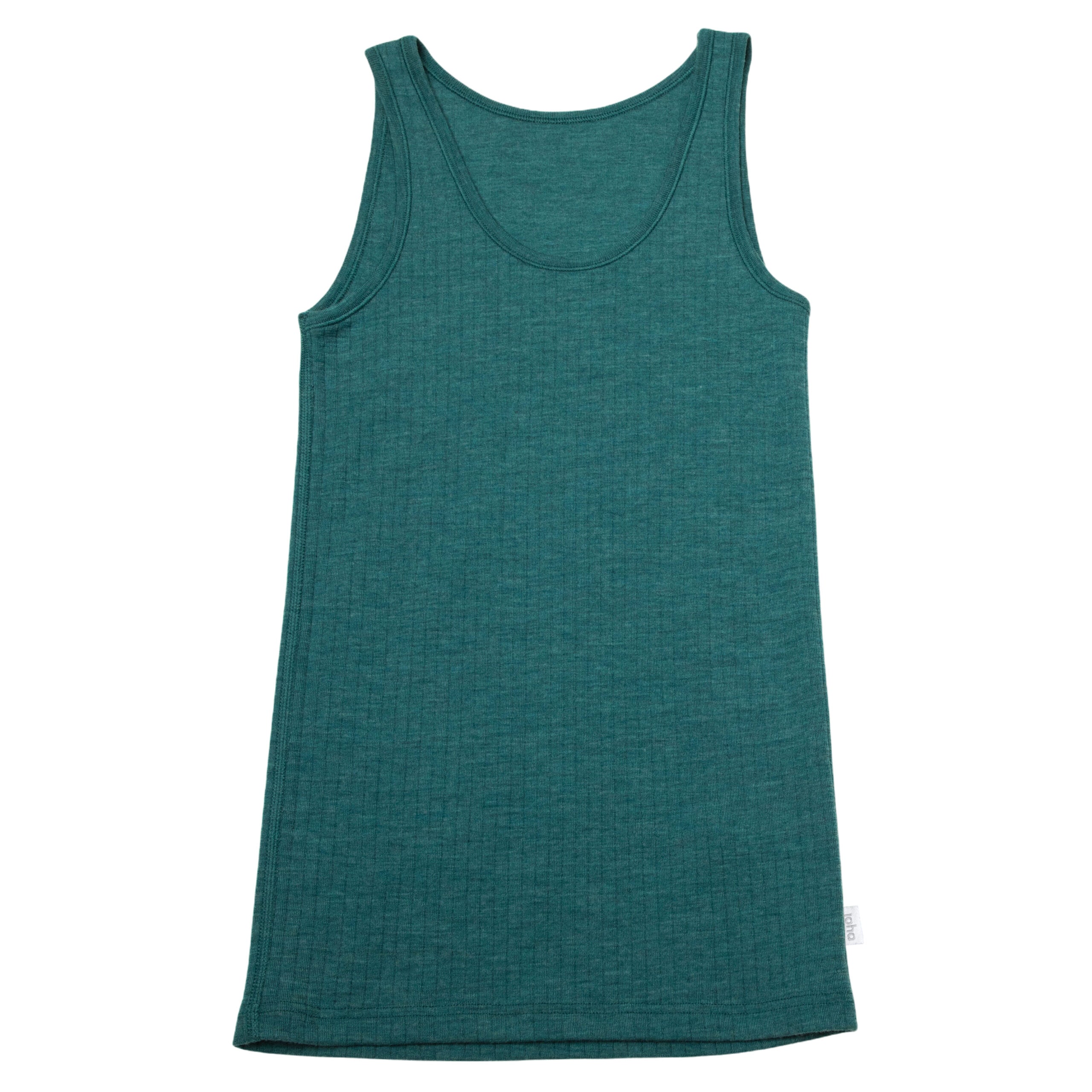 JOHA Merinowolle Unterhemd für Erwachsene 'Peacock Melange'