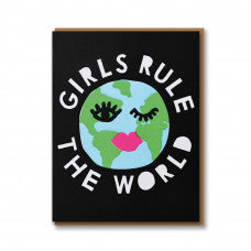 Girls rule the World - Grusskarte