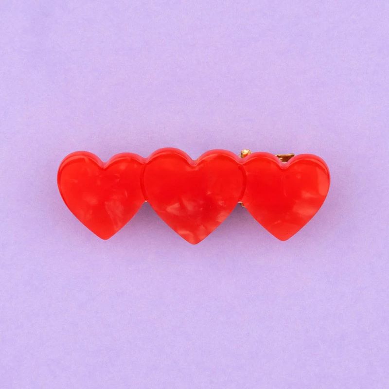 Coucou Suzette Haarclip 'Hearts'