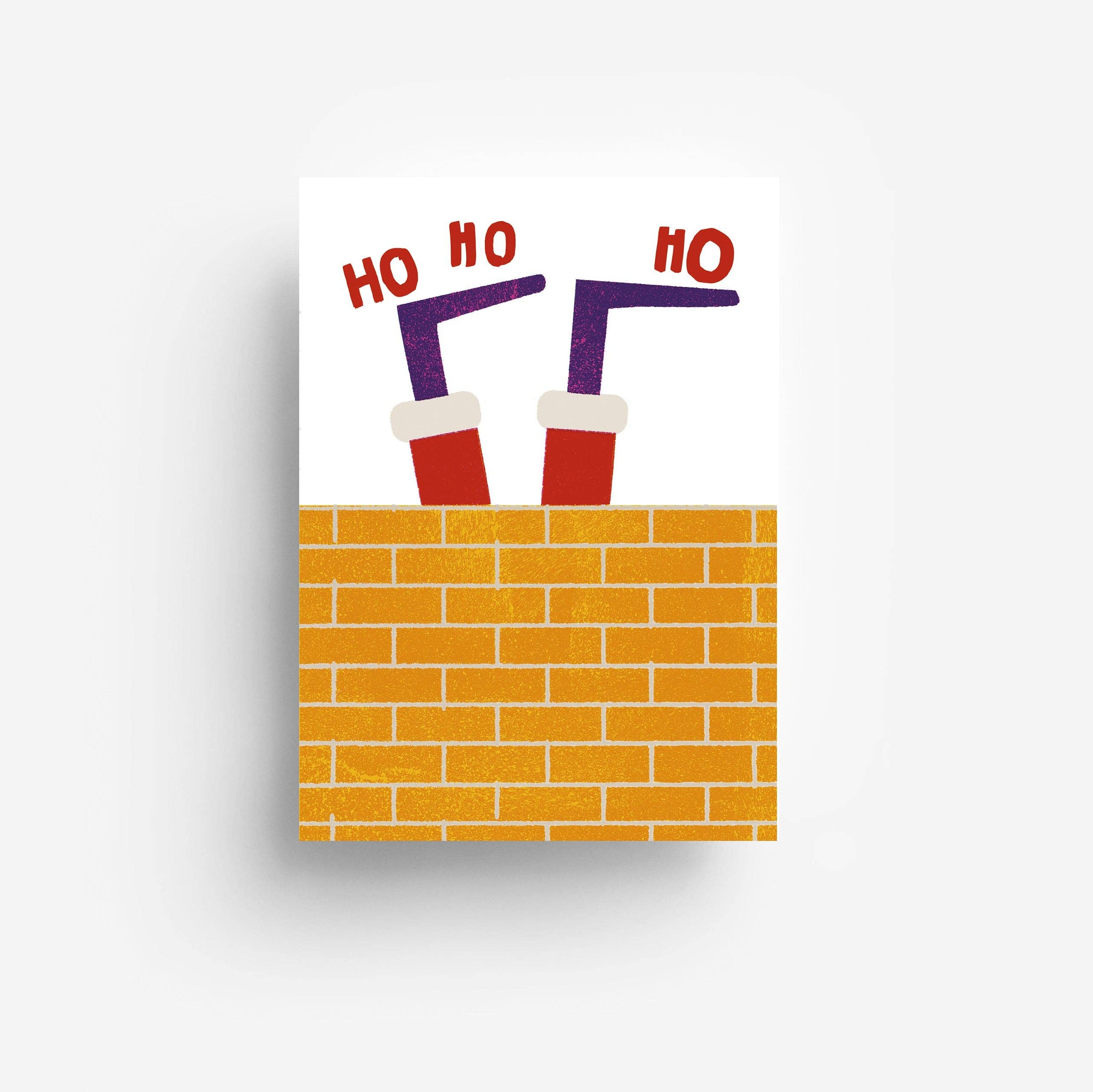 Weihnachtsmann Postkarte jungwiealt