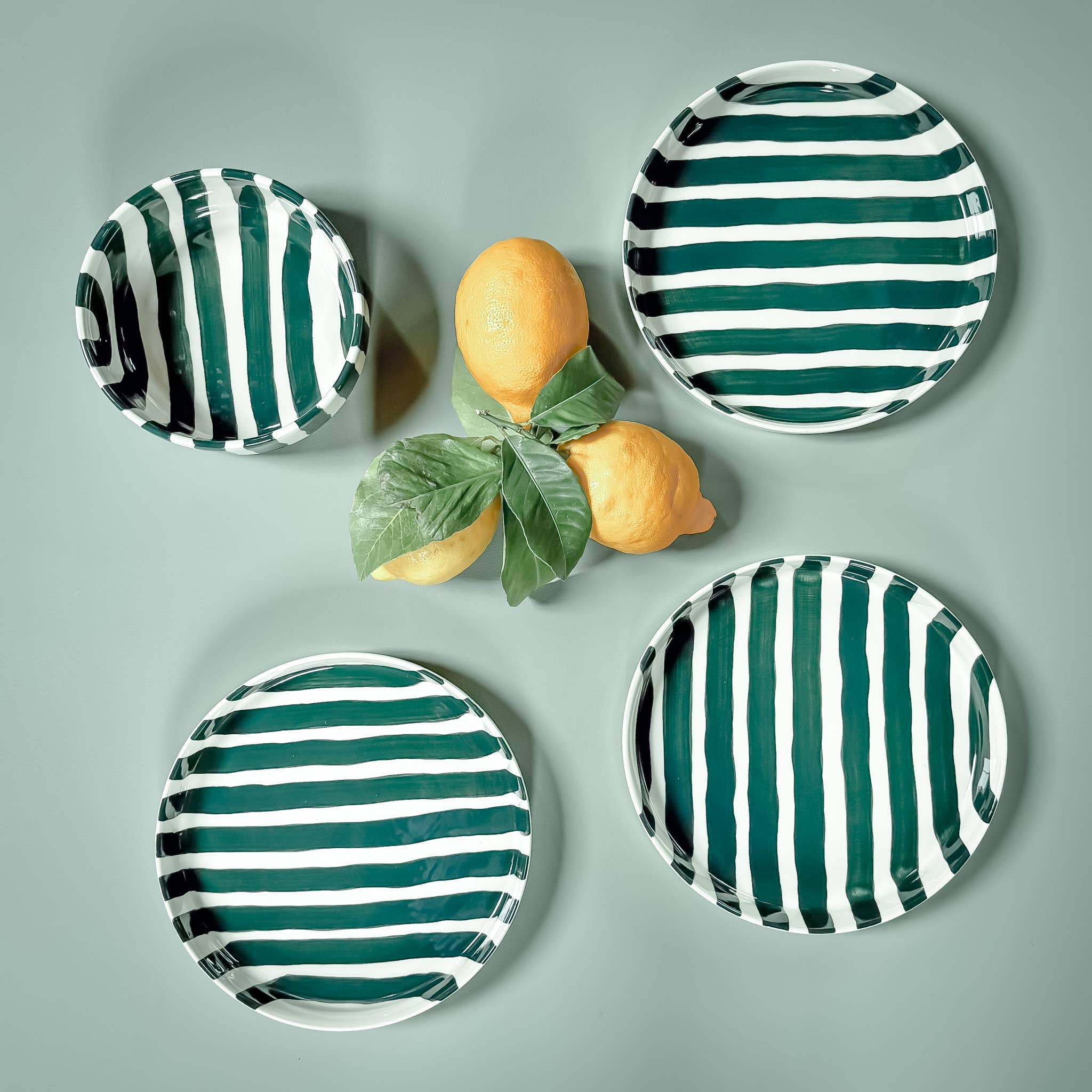 Becher Stripes - gentle green