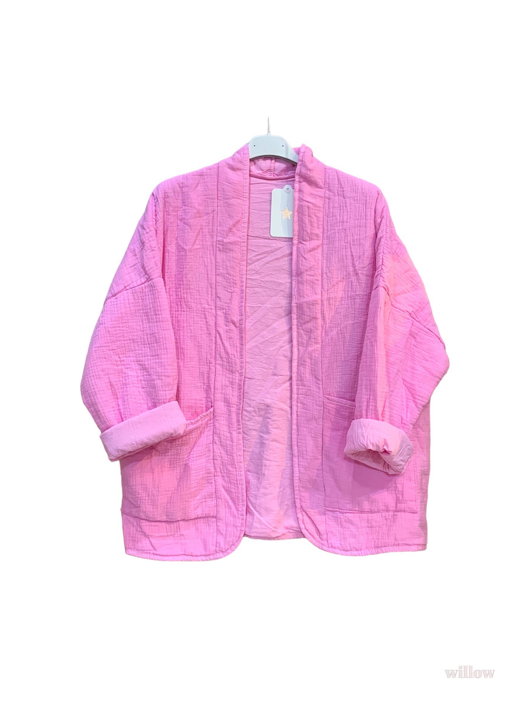 Steppjacke aus Baumwollgaze