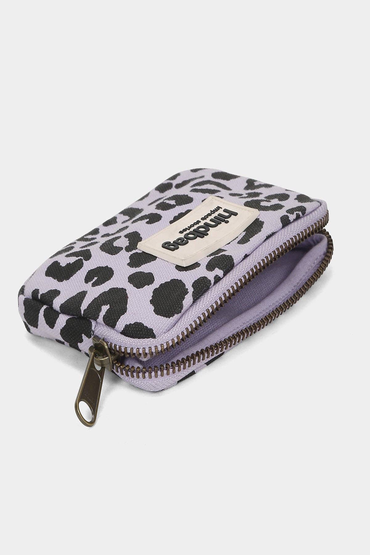 Lili Leopard Lila Geldbörse