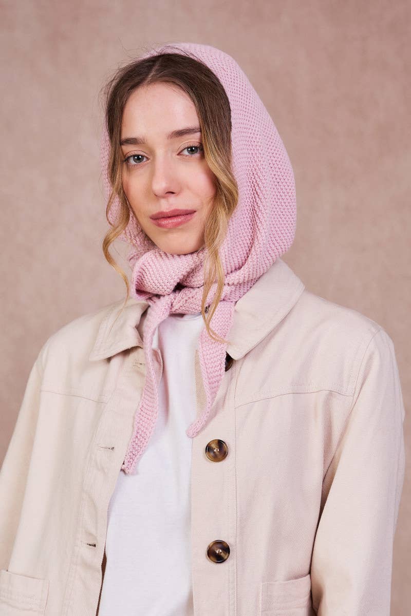 "Hood" Kapuzenschal Mütze Wolle