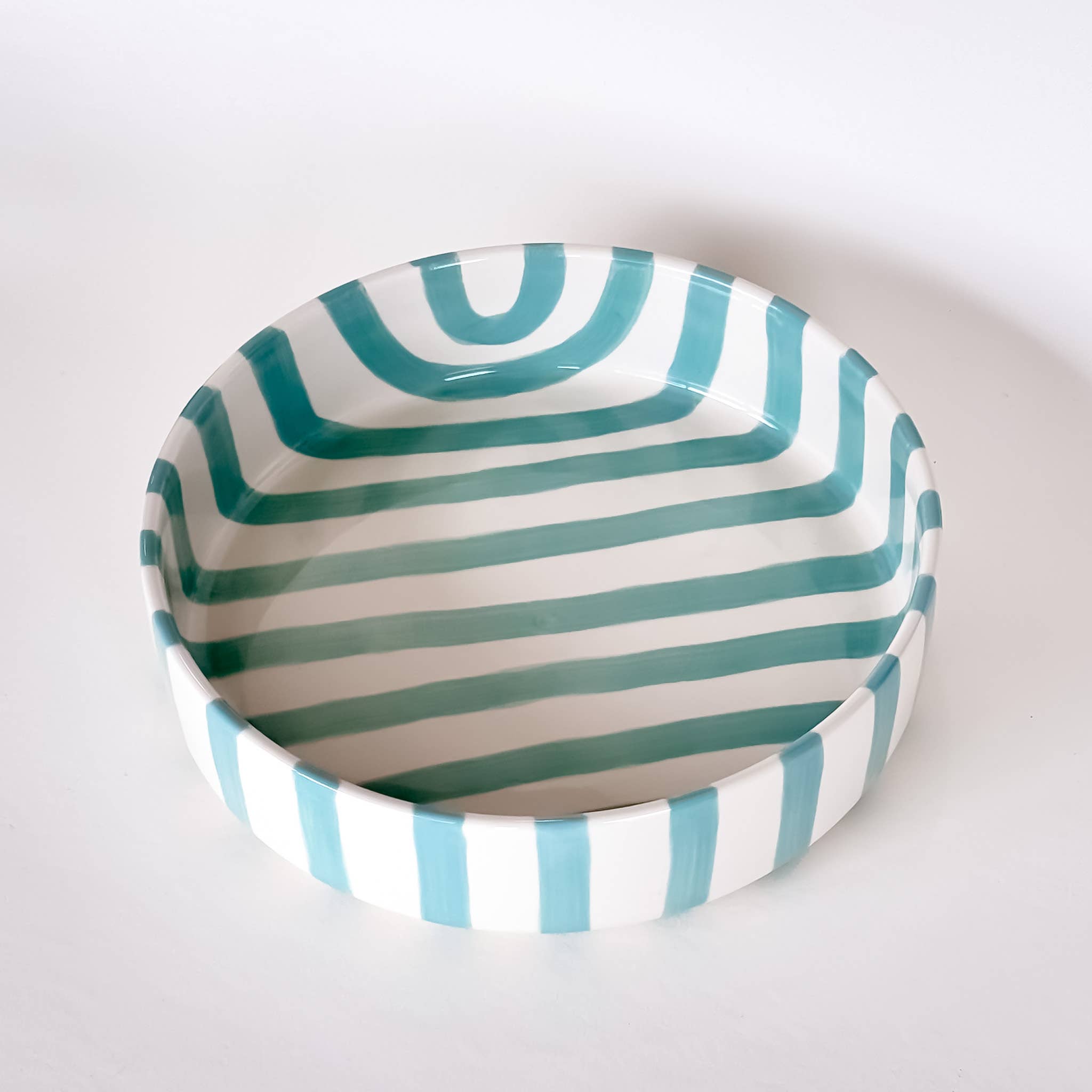 Magazin Minori Schale gross Stripes - amalfi mint