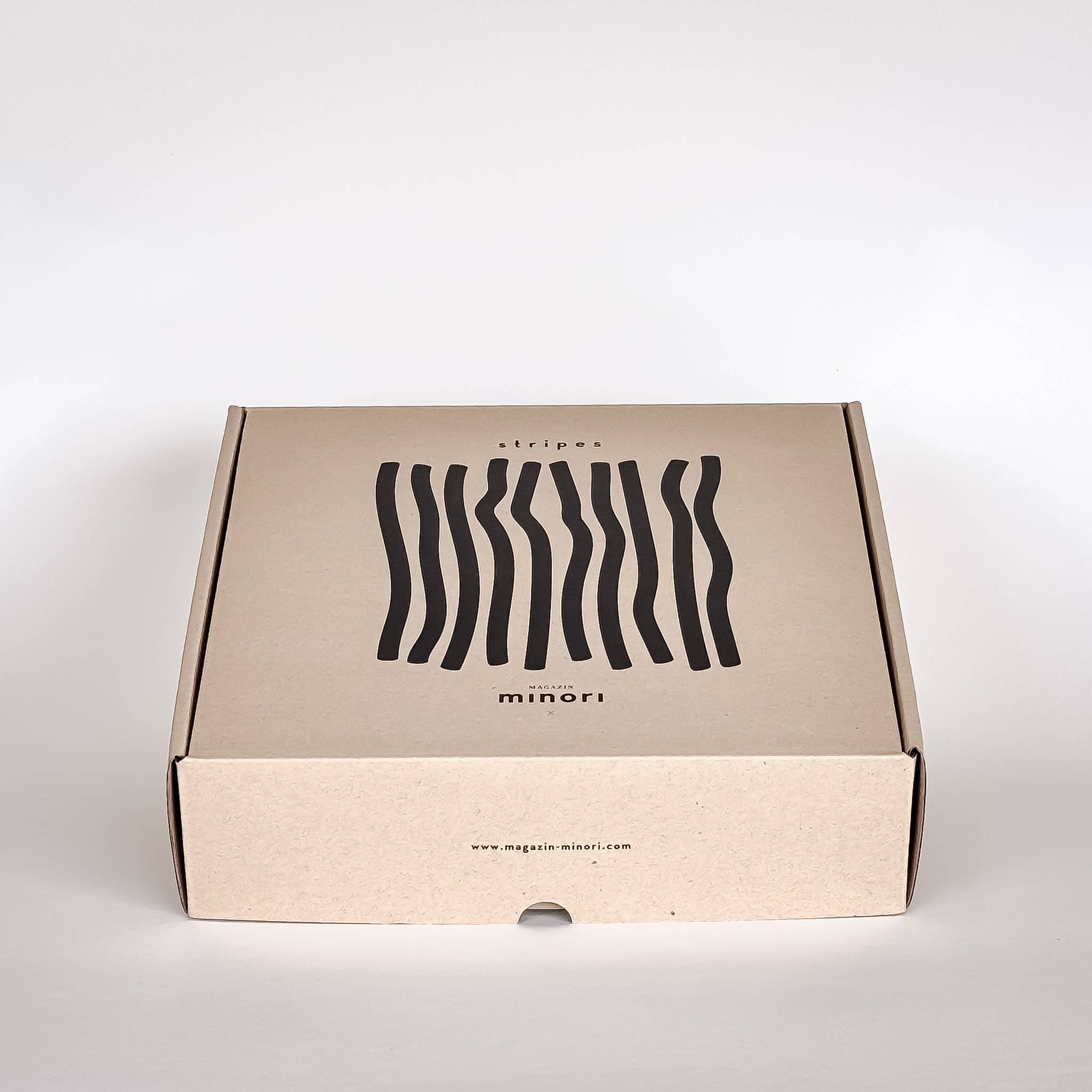 Magazin Minori Schale gross Stripes - gentle green