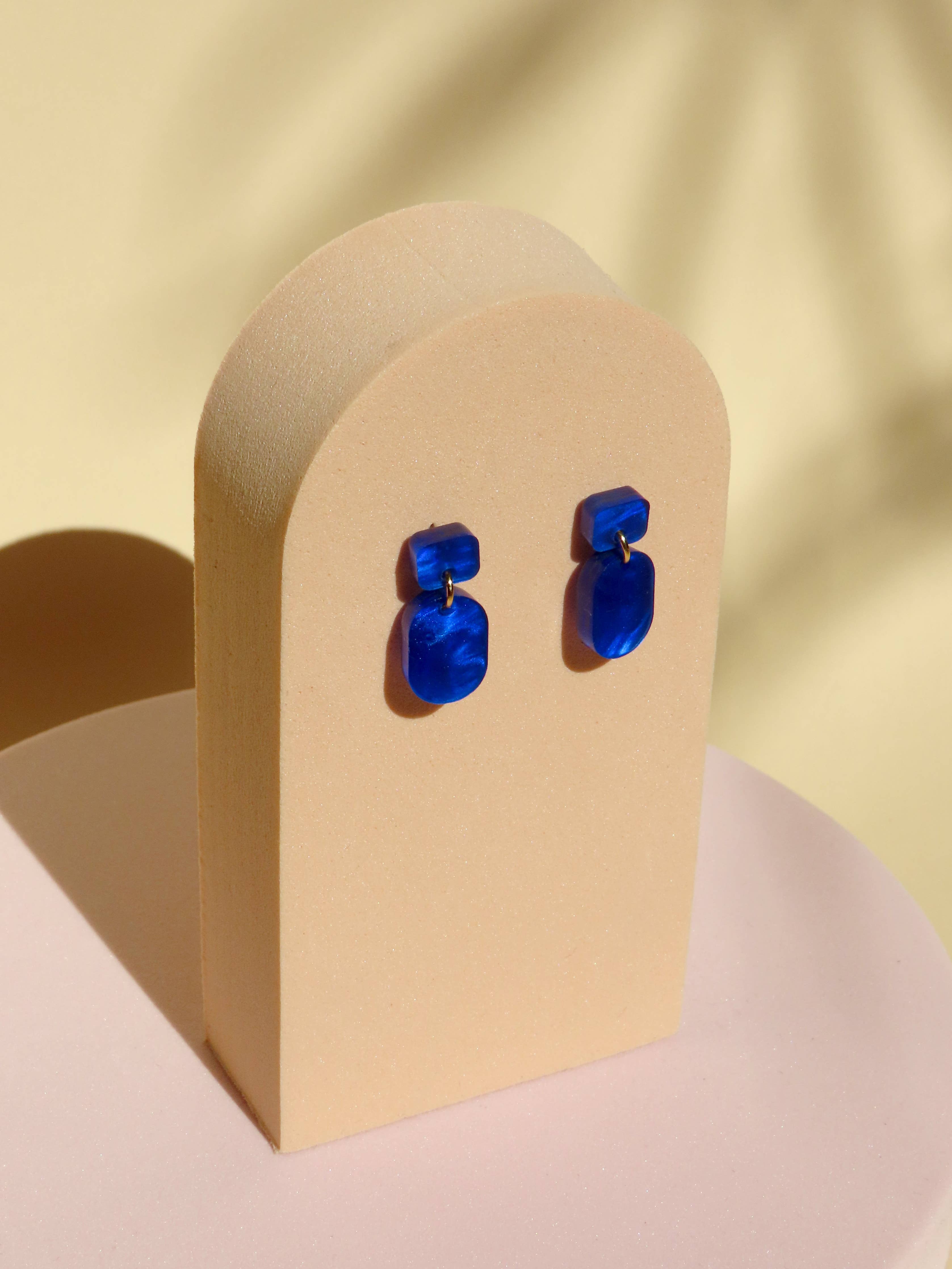 Blue Creamy Mini Ohrhänger niemalsmehrohne