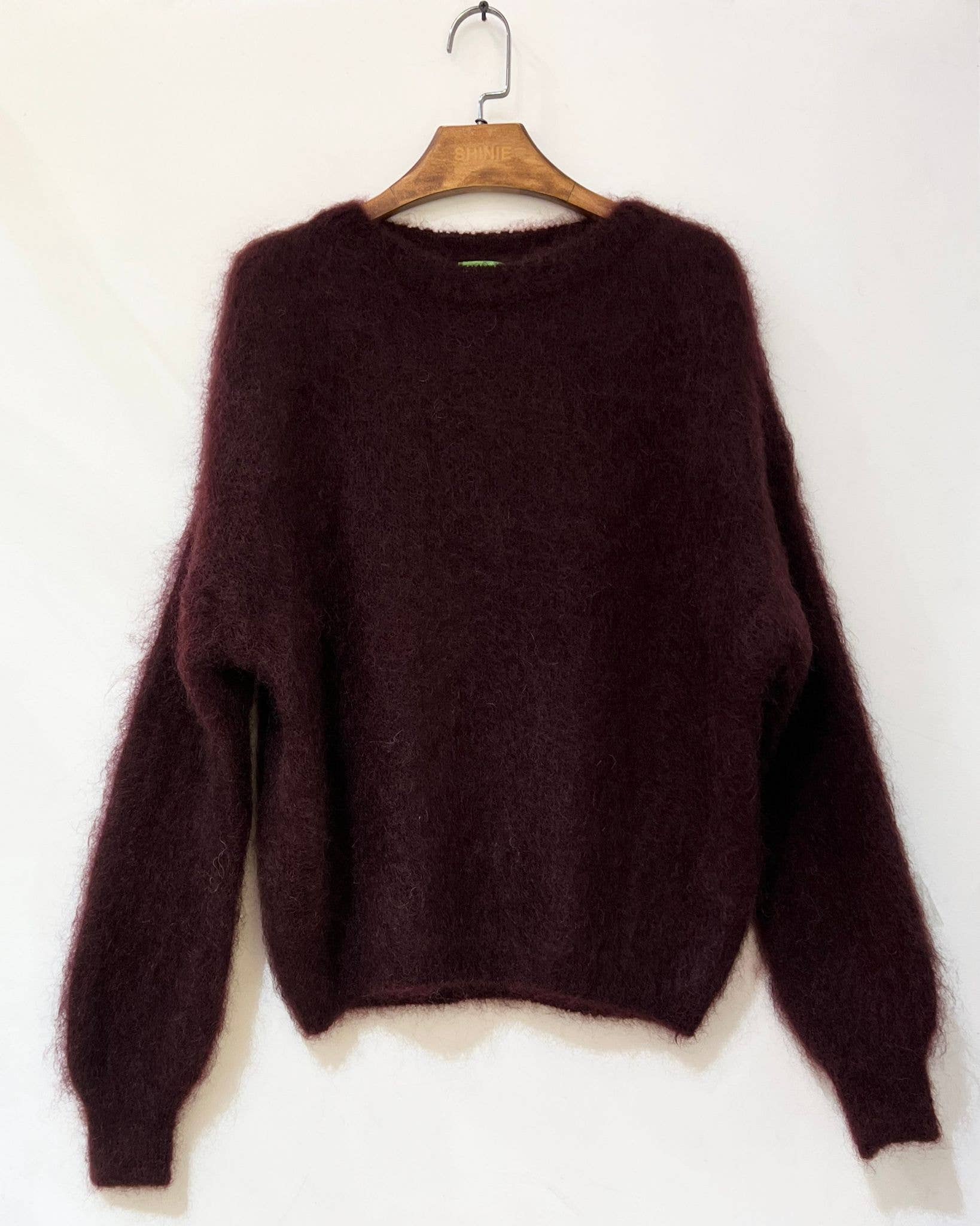 Mohair Pullover Rundhals 80%Mohair