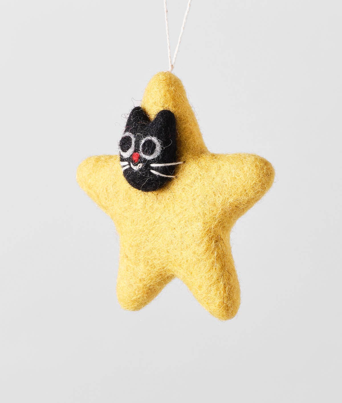 Wrap (US duties paid) - Stella – hängender Katzen-Filzanhänger