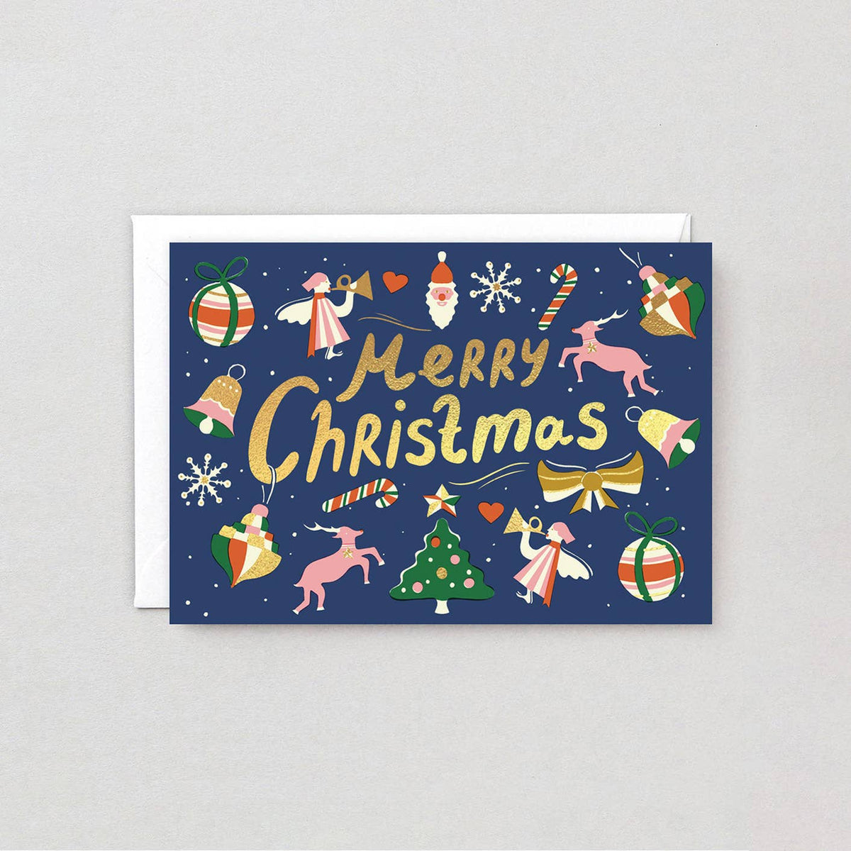 Wrap (US duties paid) - Frohe Weihnachten Feiertags-Grußkarte