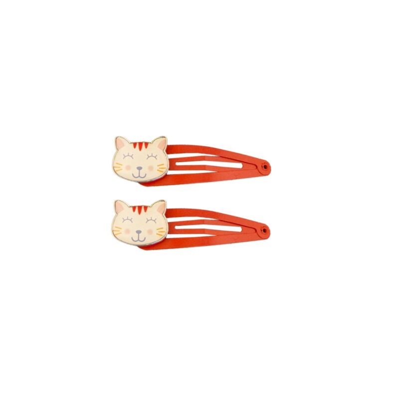 Haarspangen & Ring 'Katze'