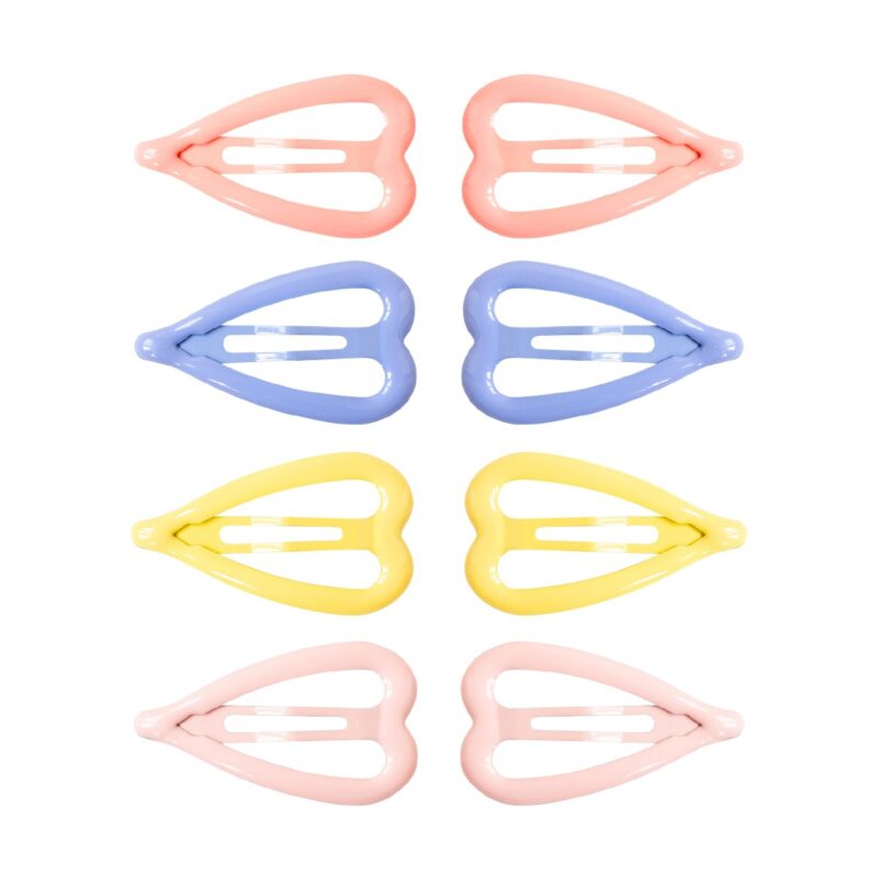 Haarclips 'Herz / Pastell'