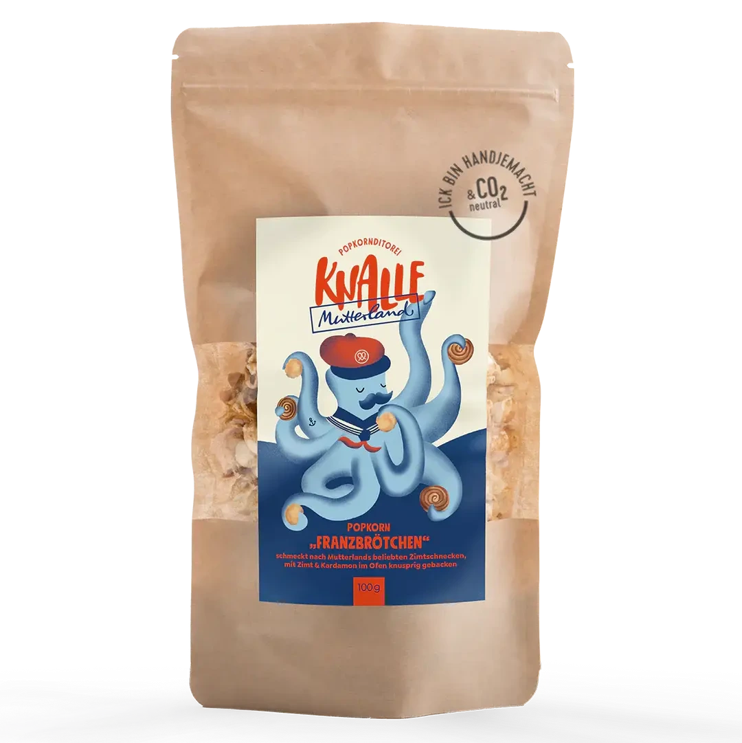 Knalle Popcorn Franzbrötchen / Zimtschnecke Popcorn