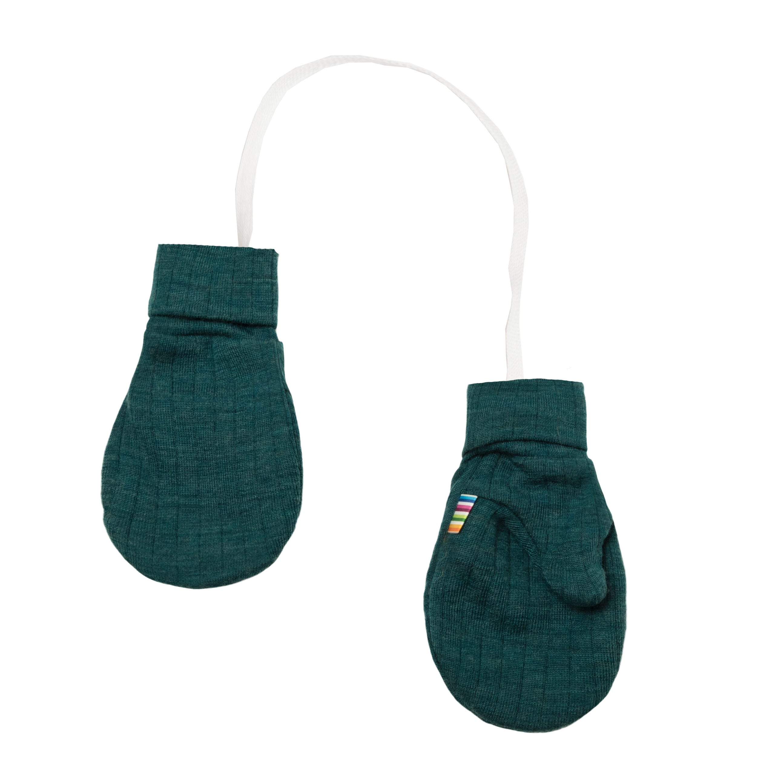 Joha Fäustlinge Merinowolle 'Peacock Melange'