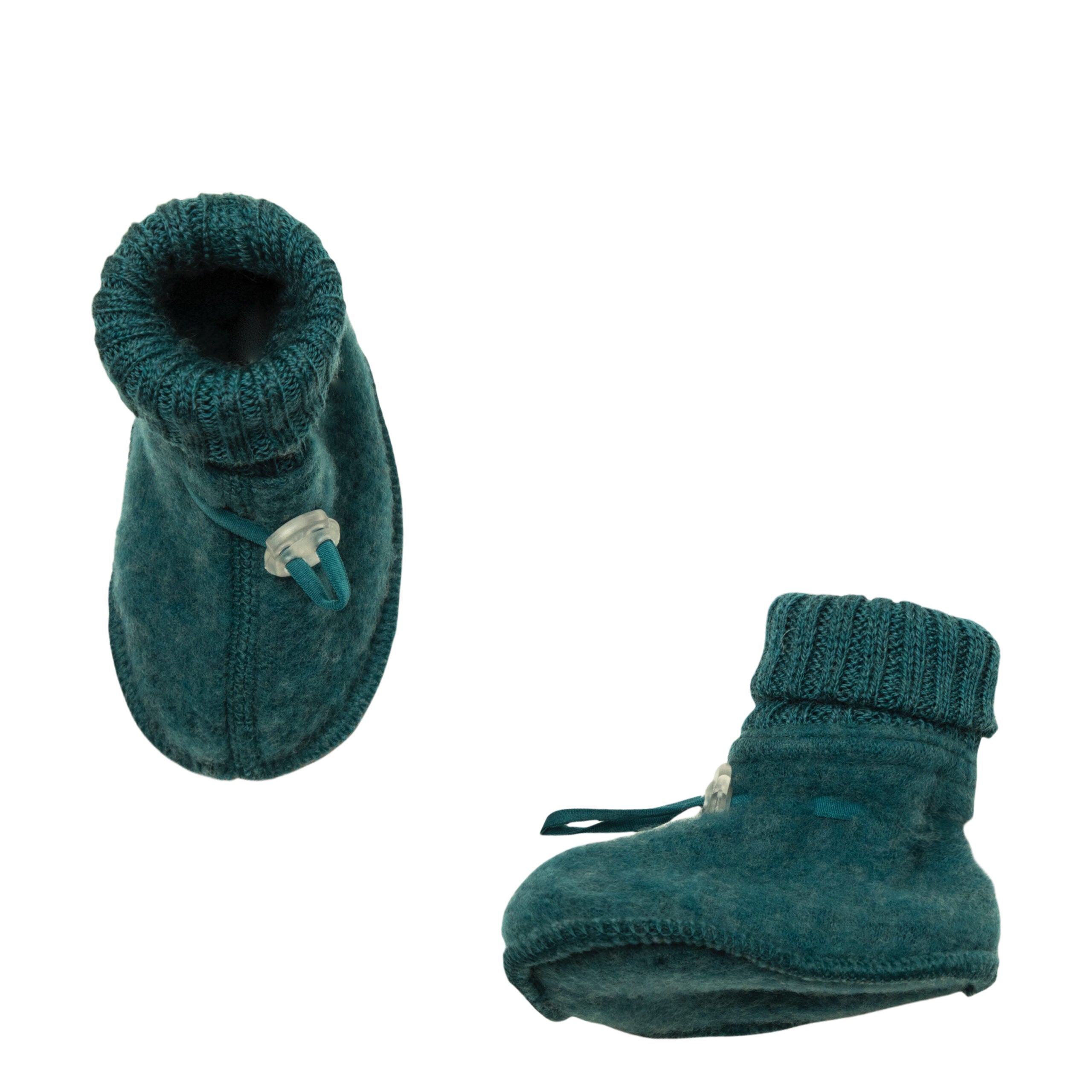 Joha Schühchen Wollfleece 'Peacock Melange'