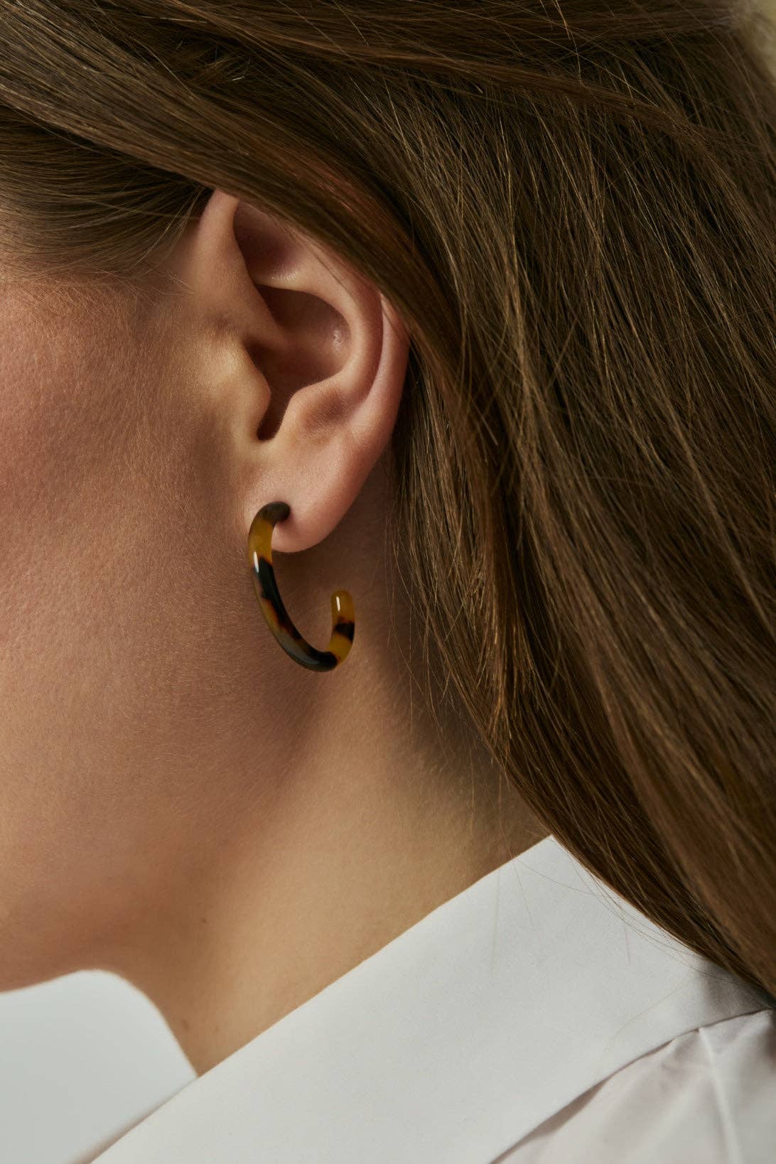 Ohrringe - Loop Dark Cheetah Sasstie