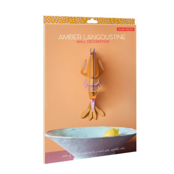 Studio ROOF Sea Creatures 'Amber Langoustine'