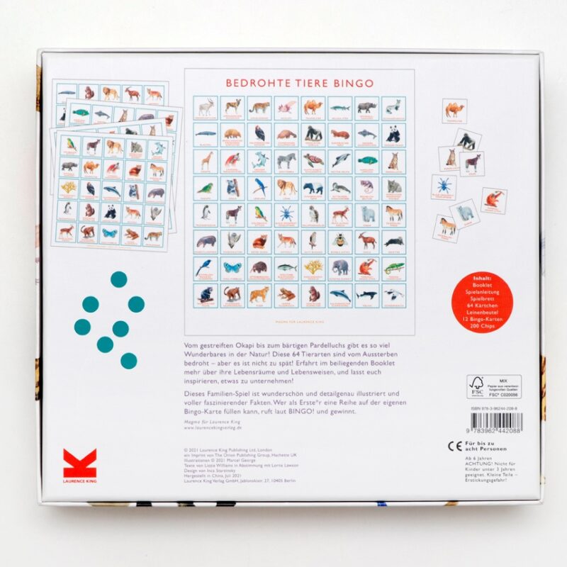 Bingo 'Bedrohte Tiere'