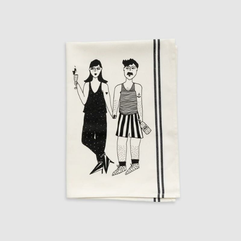 helen b Geschirrtuch 'apero couple'