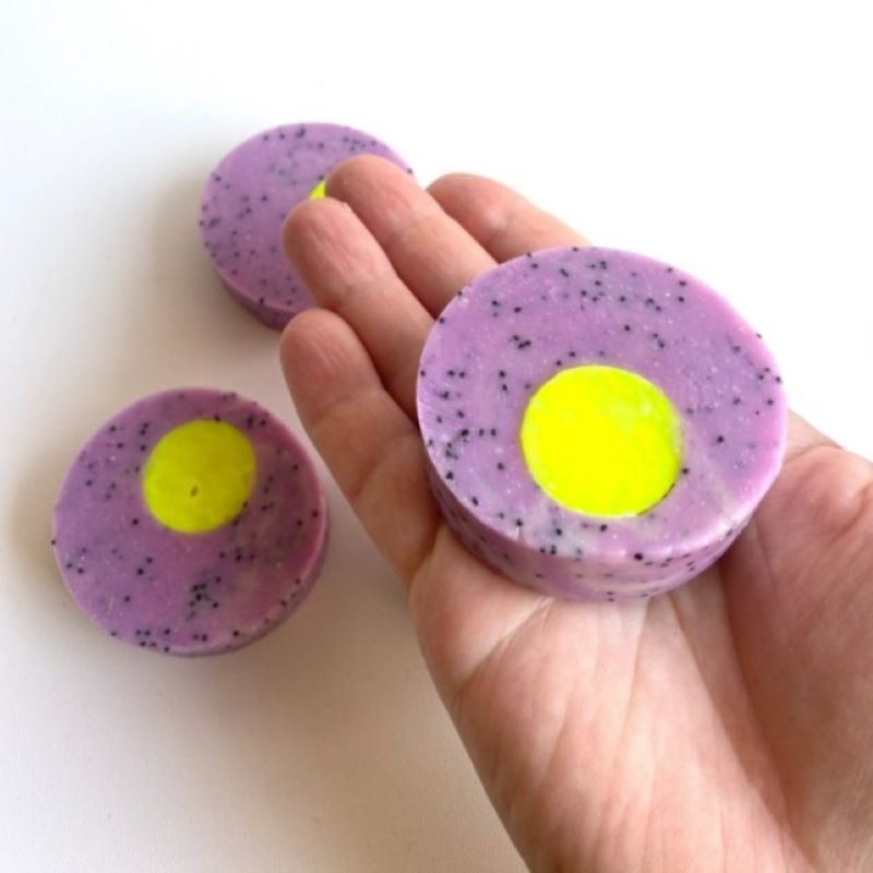 Pflegeseife Mathilda 'Weißer Tee/Mohn' GreteManufaktur