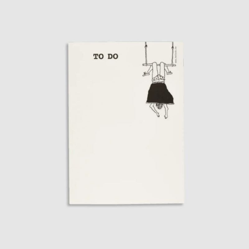 helen b Schreibblock 'trapeze girl'