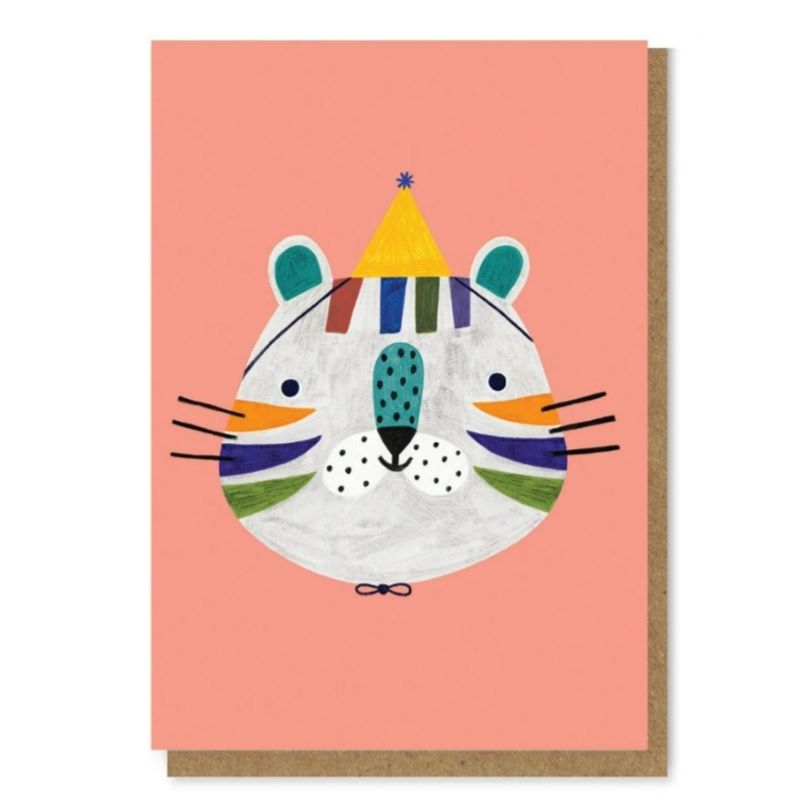 Daria Solak Klappkarte 'Party Tiger'