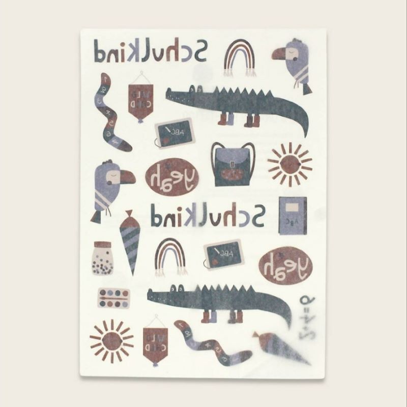 Ava&Yves Kindertattoo-Set 'Schulkind "Adventure"'