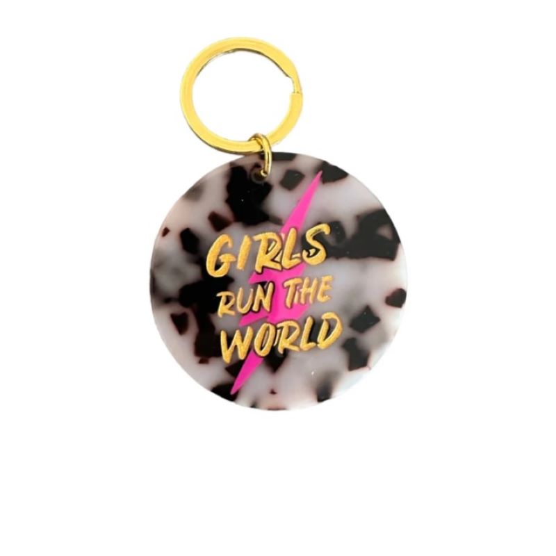 Von Rike Schlüsselanhänger 'Girls Run the World'